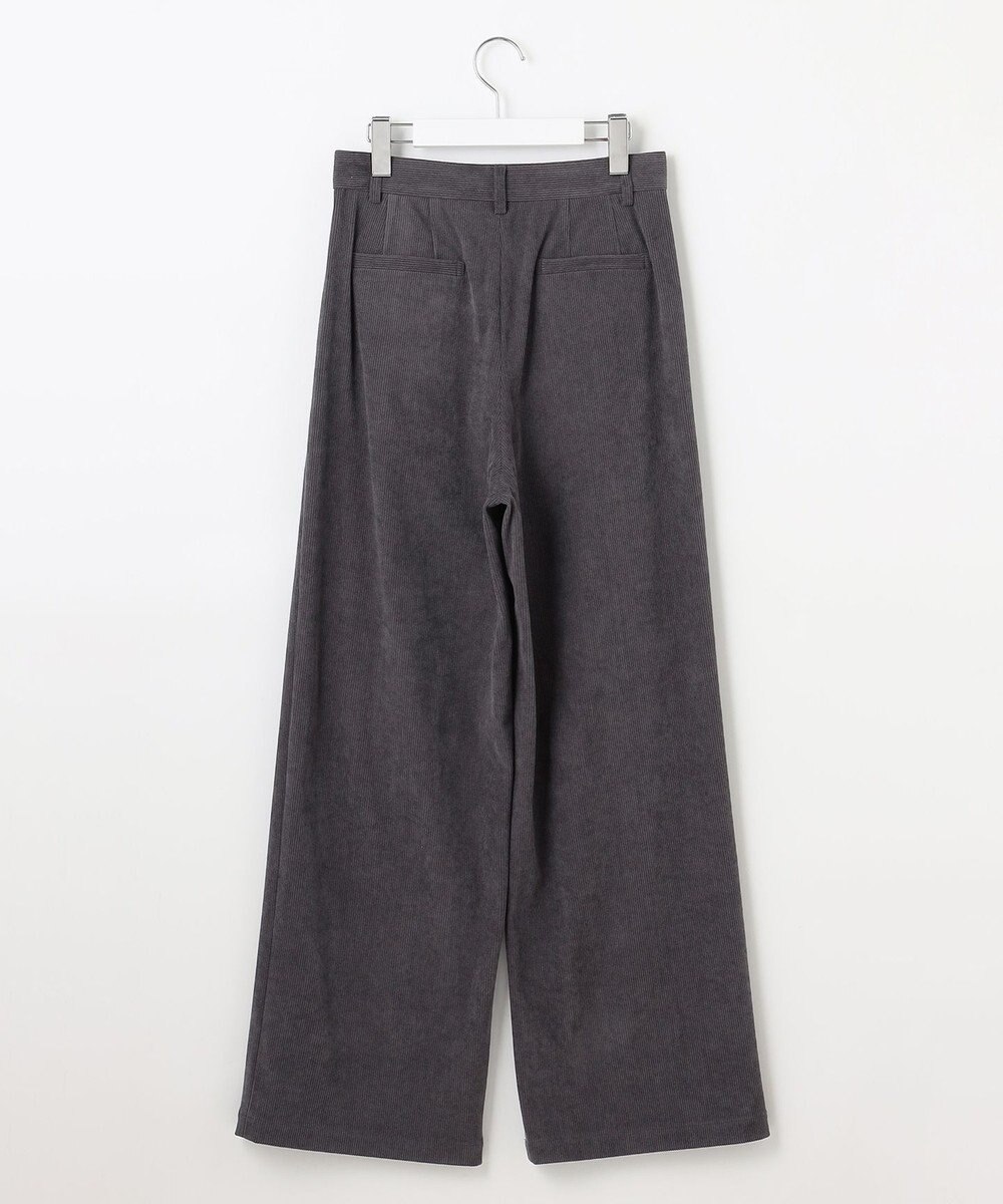 23区 S 【SLOW/一部店舗限定】ソフトコーデュロイ ワイドパンツ 