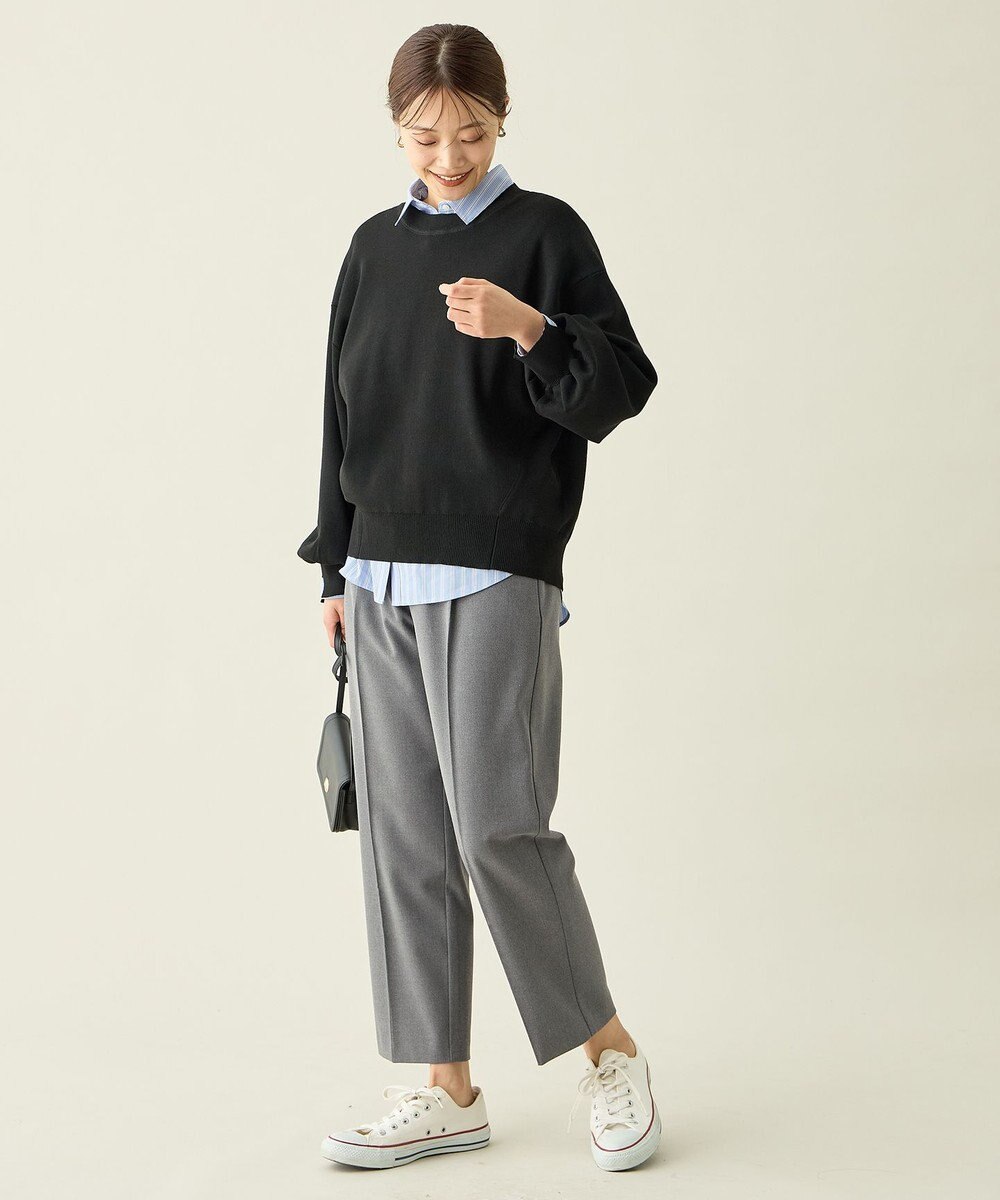 ANY スウェットライクニット 