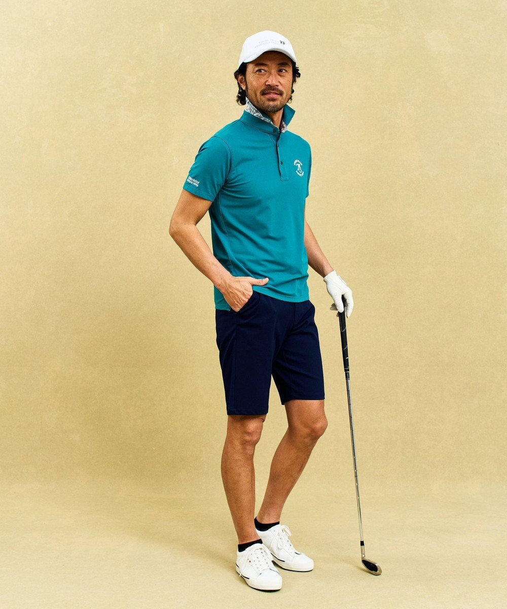 23区GOLF 【MEN】エイトムーブカノコ ストレッチポロシャツ 