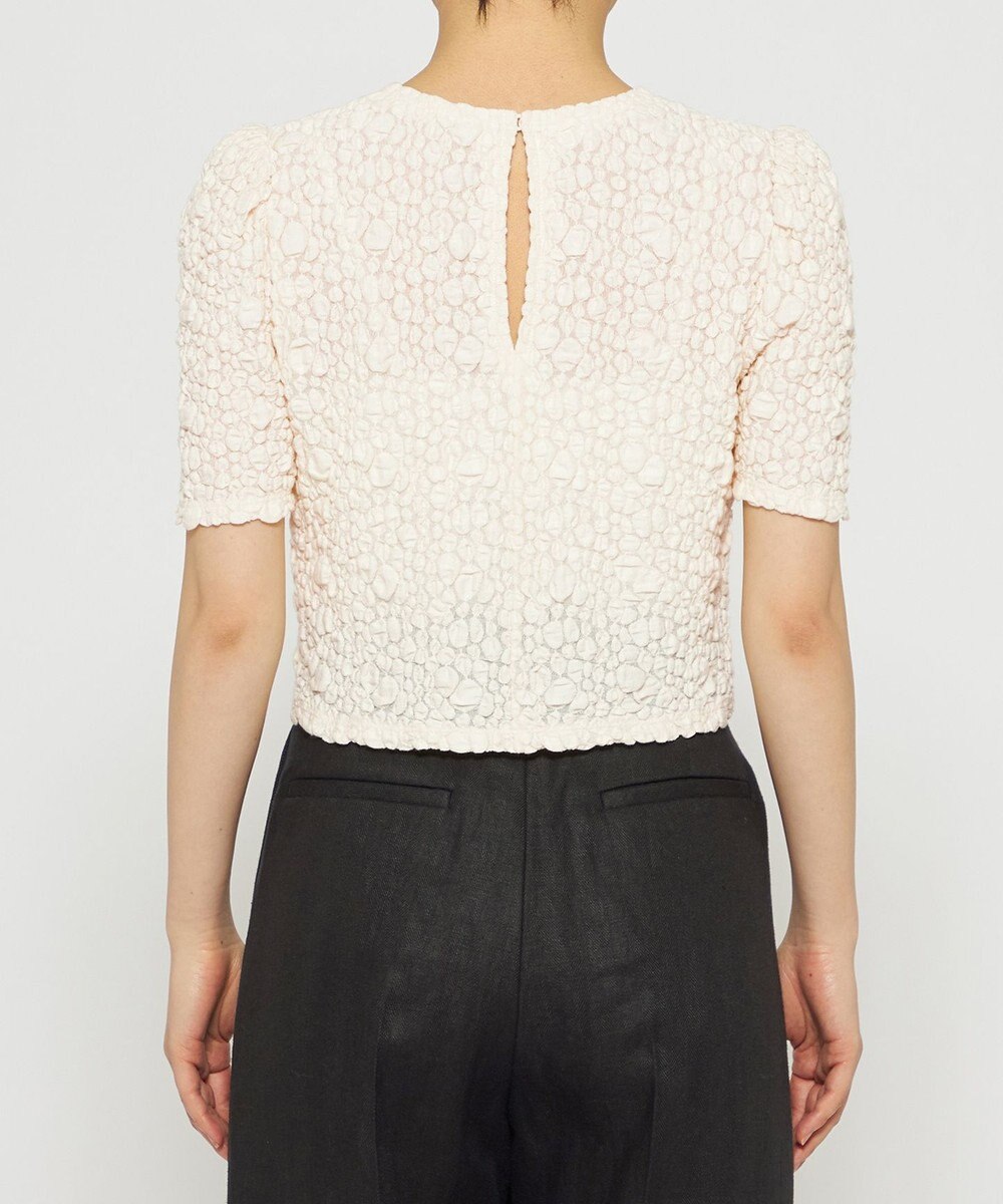 uncrave 【洗濯機洗い可】ストレッチレース トップス （uncrave WHITE） 