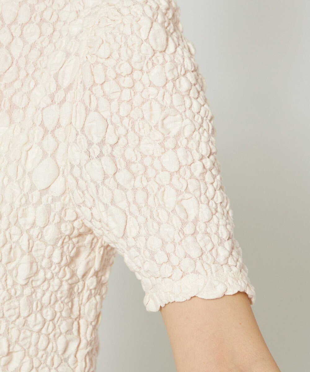 uncrave 【洗濯機洗い可】ストレッチレース トップス （uncrave WHITE） 