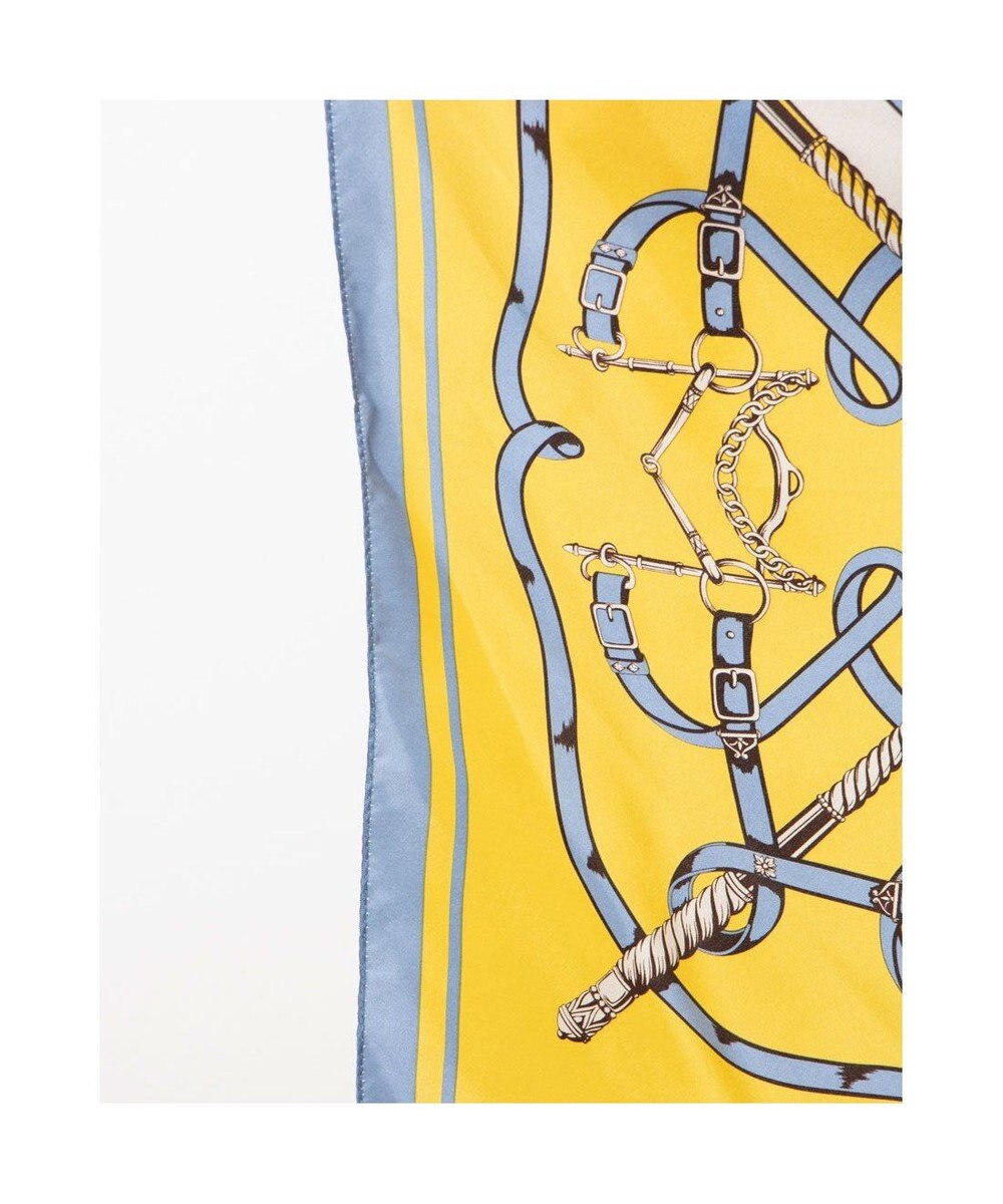 UNBILLION カカトゥ kakatoo / ベルト柄配色シルクスカーフ 