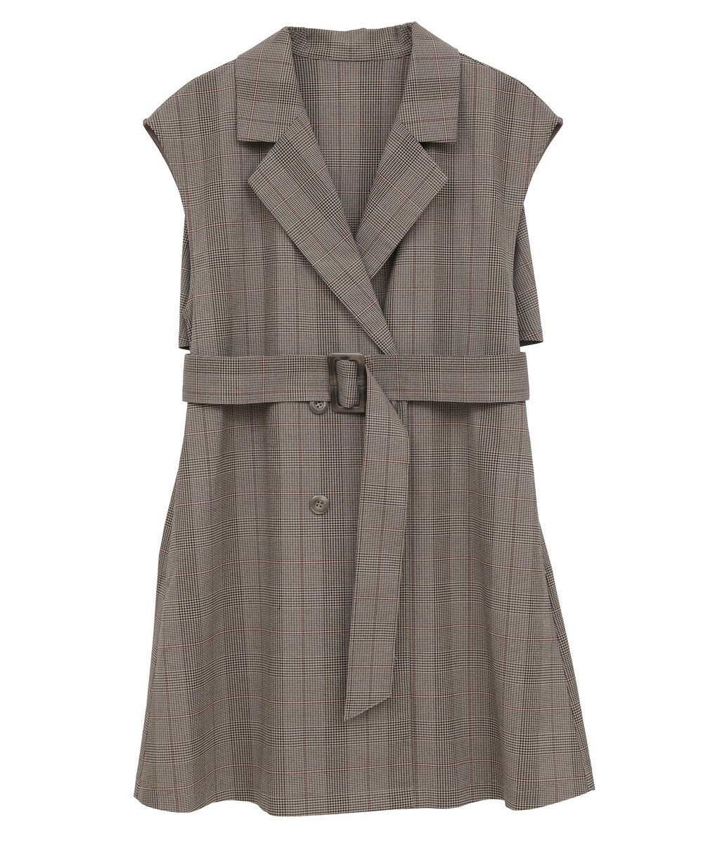 earth music&ecology ショートジレンチ 