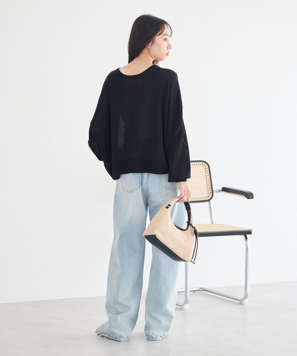 earth music&ecology 【2WAY】レーストリムシアーニットカーディガン 