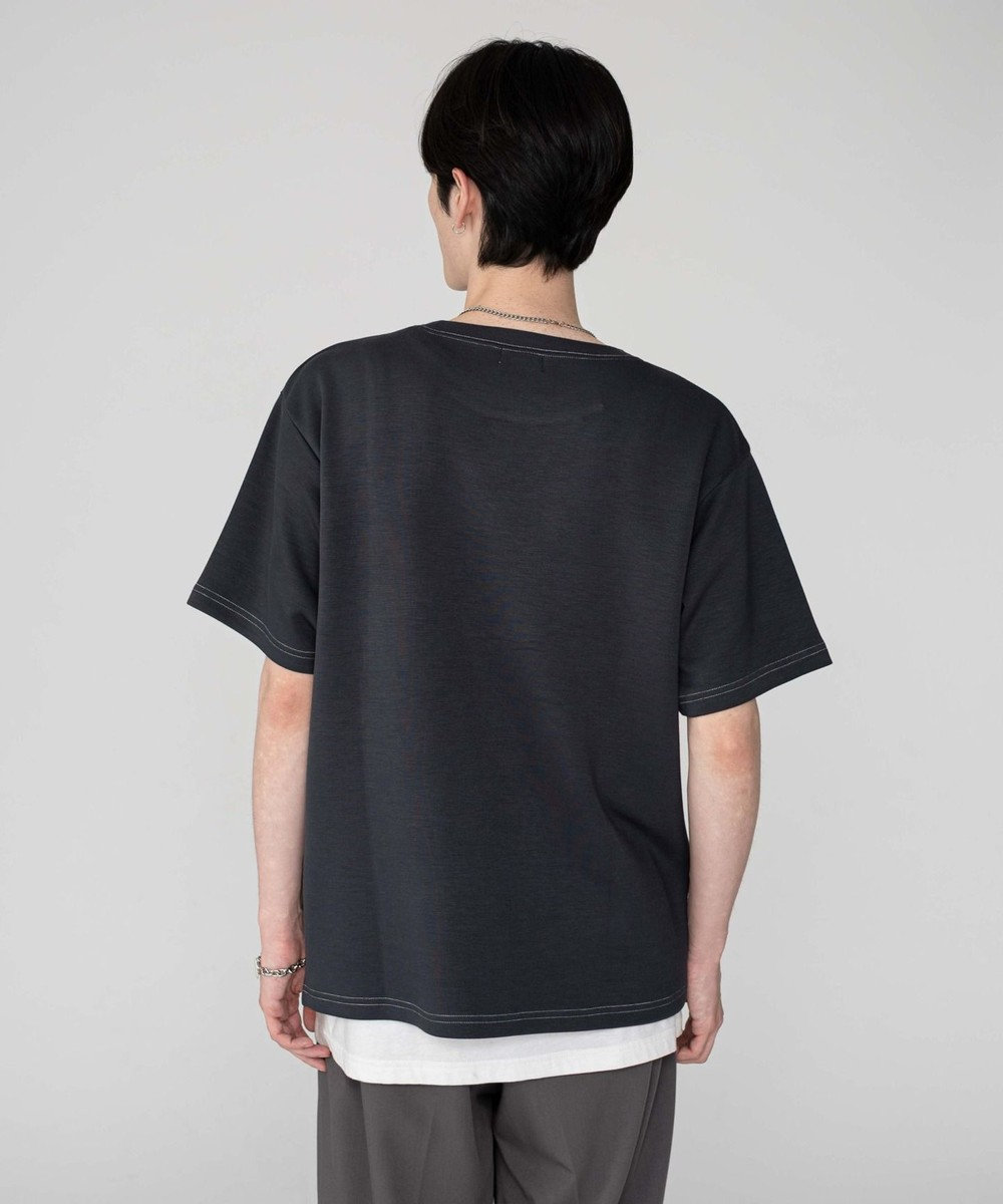 WEGO 【ユニセックス着用ITEM/MLサイズ展開】カラーステッチT（SS） 