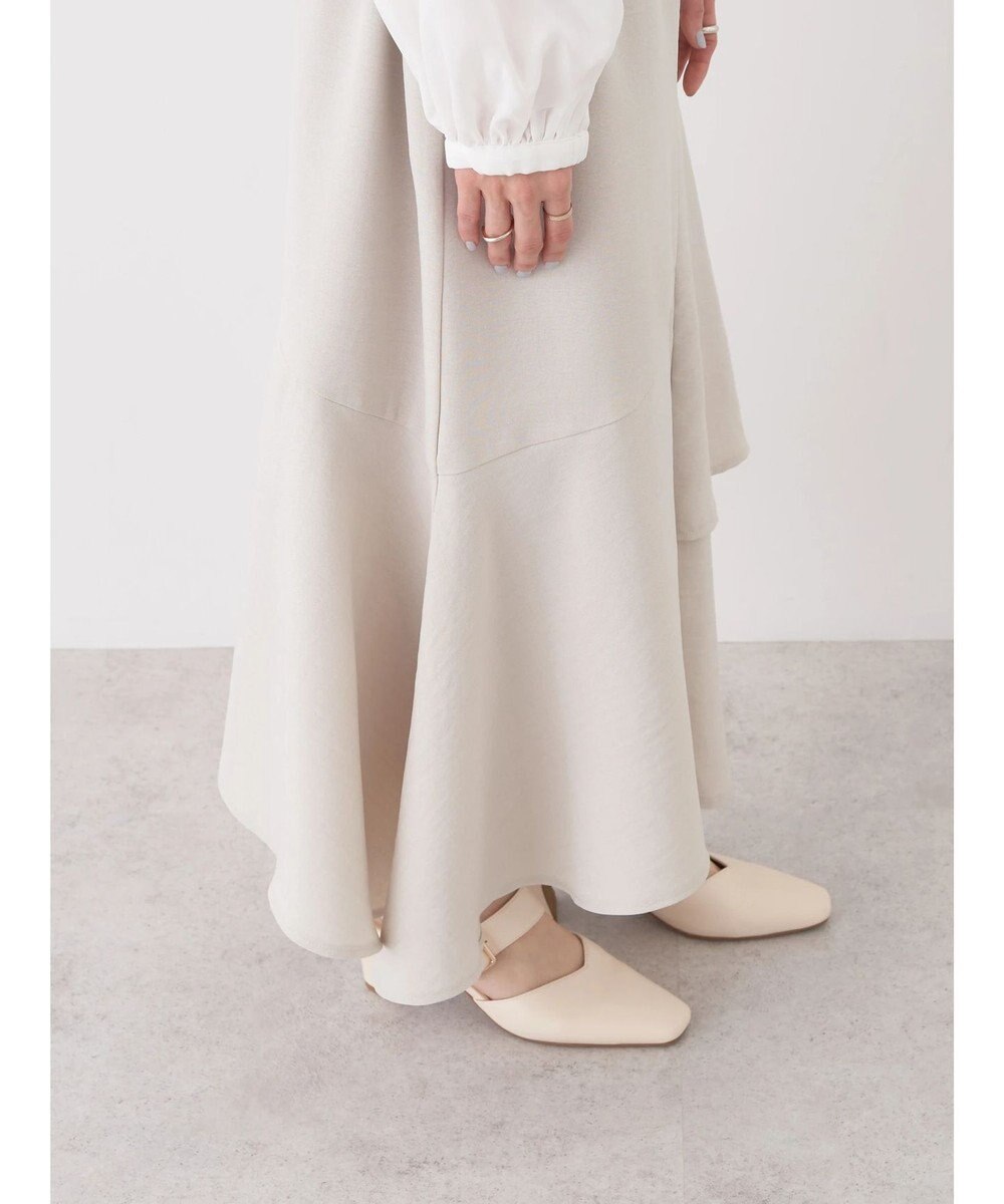 earth music&ecology アシンメトリーイレヘムスカート 