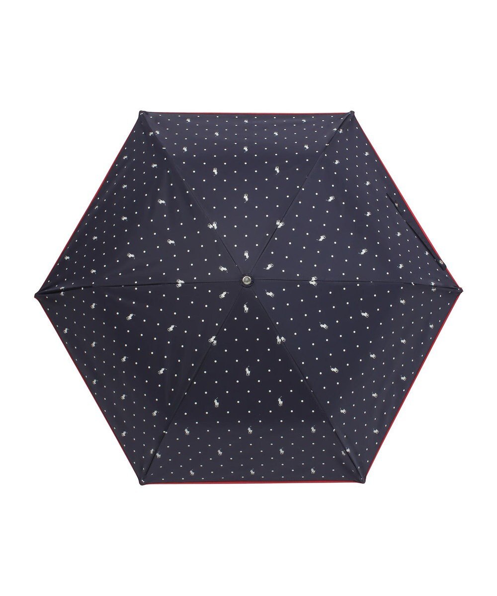 MOONBAT POLO RALPH LAUREN（ポロ ラルフローレン）晴雨兼用日傘 ドット 遮光率100% 遮熱 遮熱 UV 