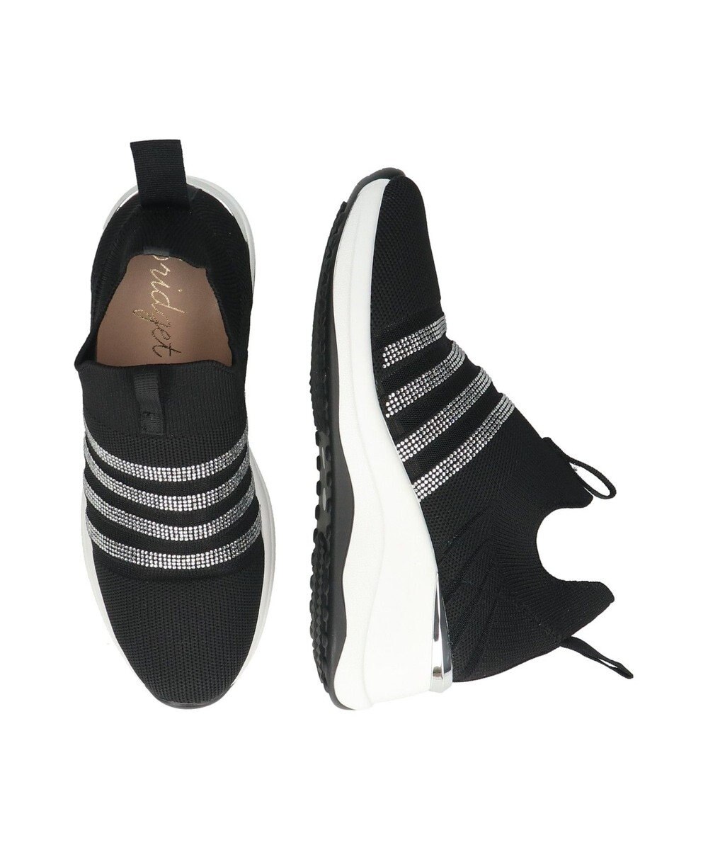 Bridget Birkin 【Bridget Birkin】ビジューニットヒールアップスニーカー 