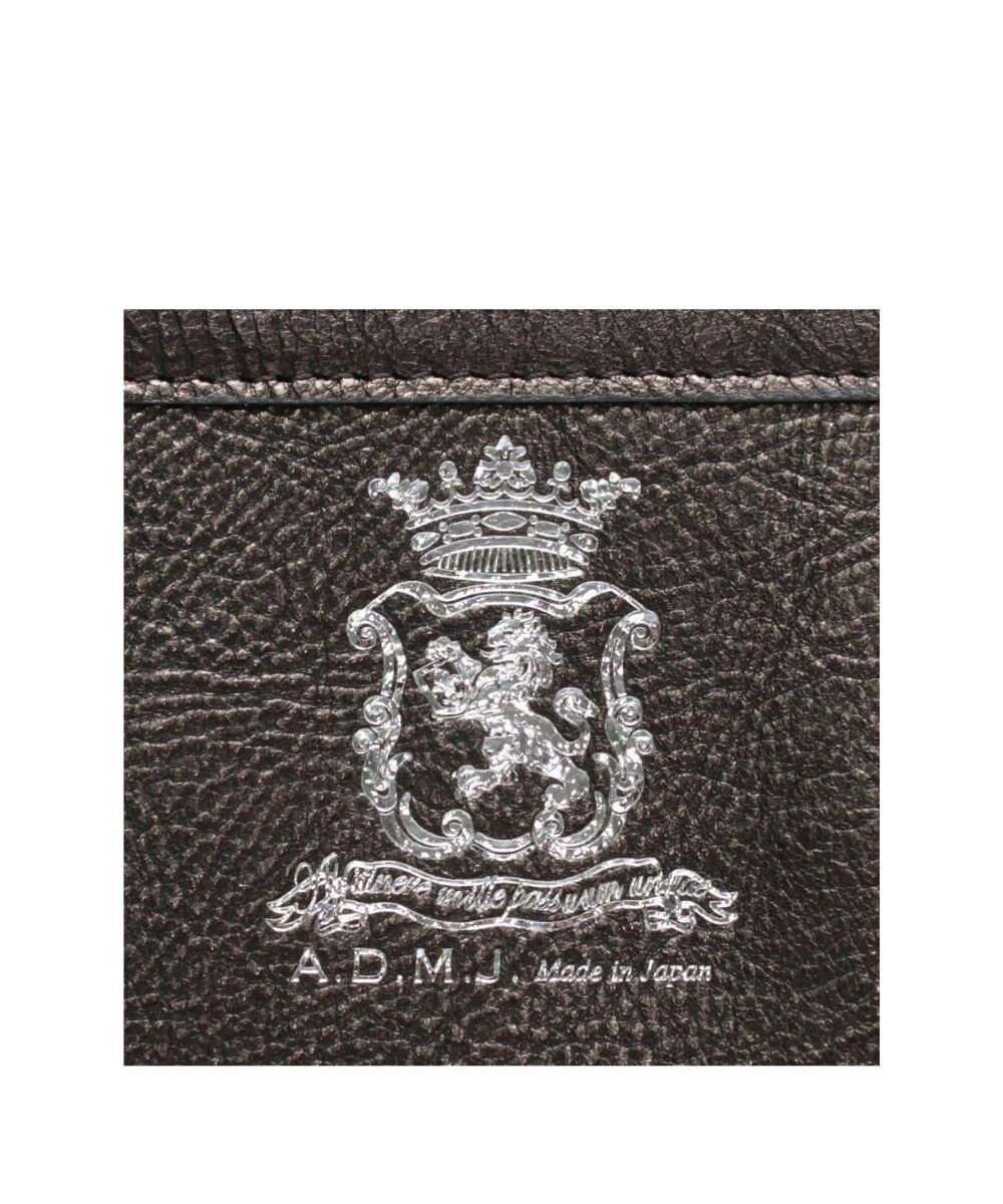 A.D.M.J. 【牛革】メタリックレザー/ヘリ巻きベルトトートM(Dカン+) 
