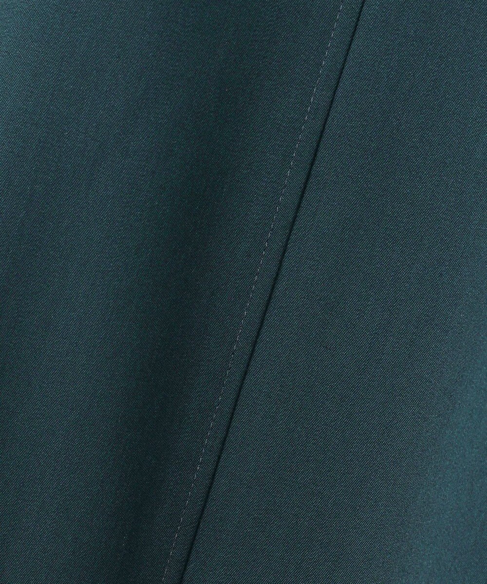 23区 L 【洗える】メリノウールサテン ワンピース 