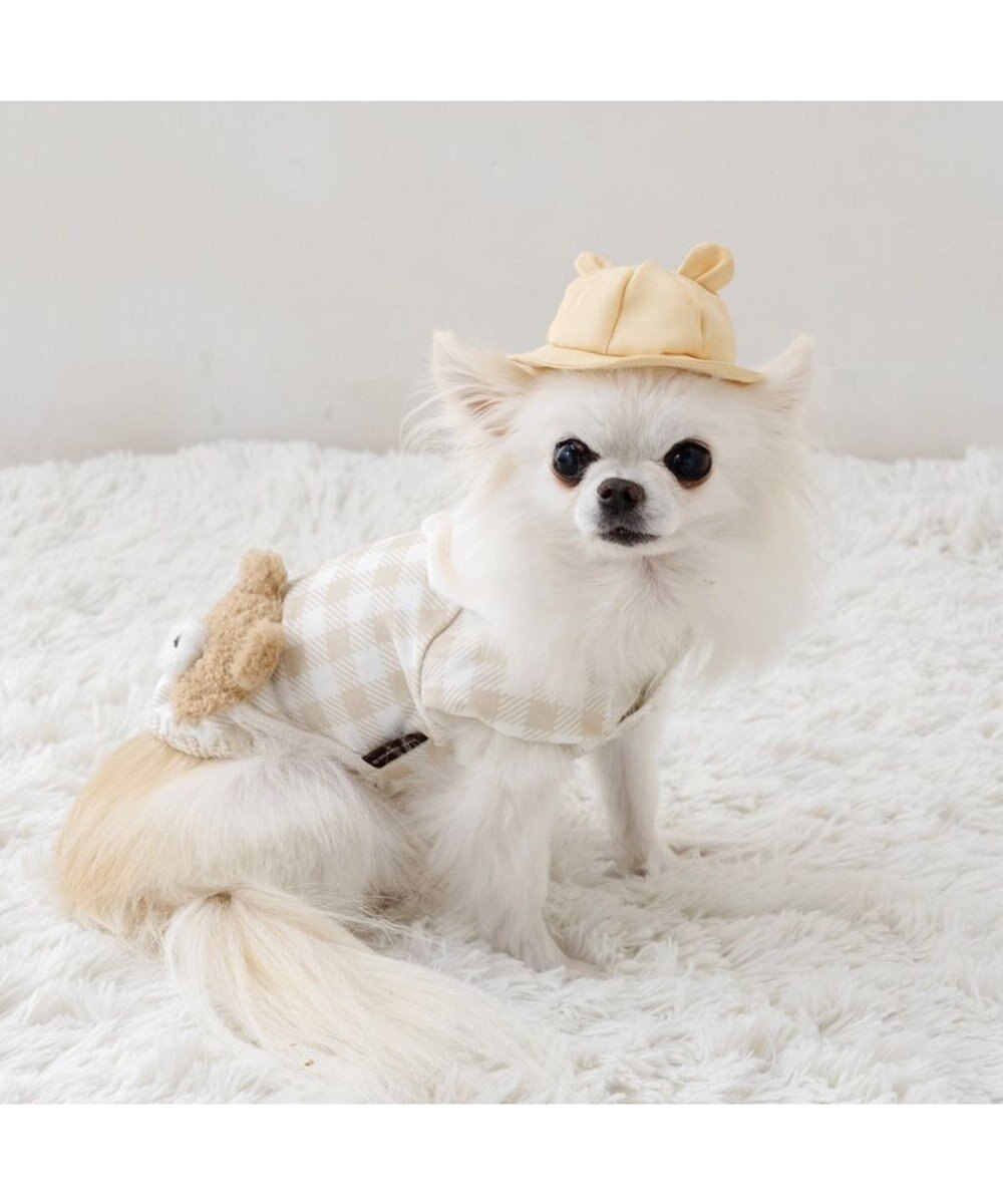 PET PARADISE ペットパラダイス くまちゃん チェック 園児服 小型犬 