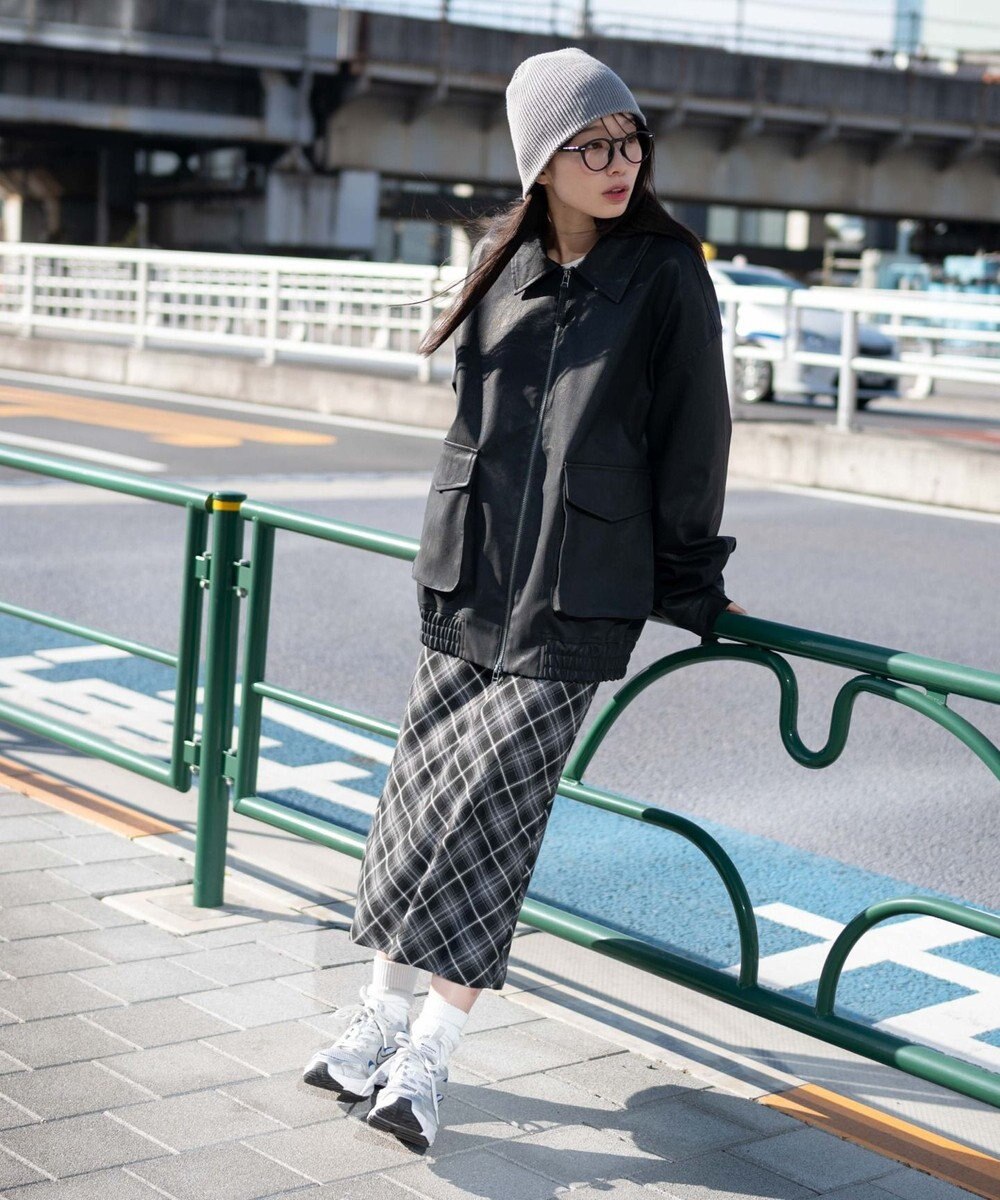 WEGO 【ユニセックス着用ITEM】PUダブルZIPフライトジャケット 