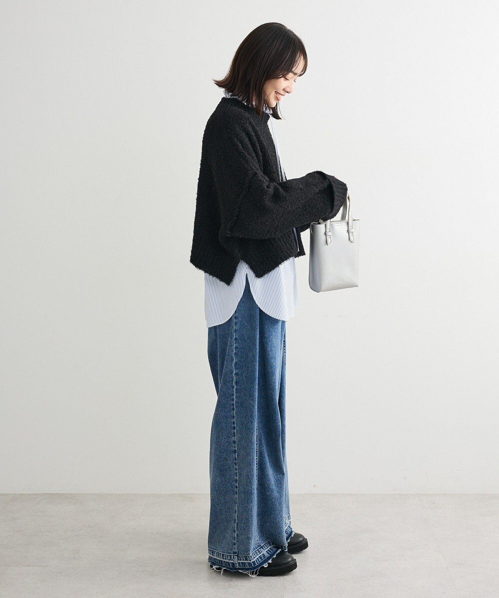 Green Parks ・Ｐｅｔｉｔ　Ｆｌｅｕｒ　ブークレワイドニット 