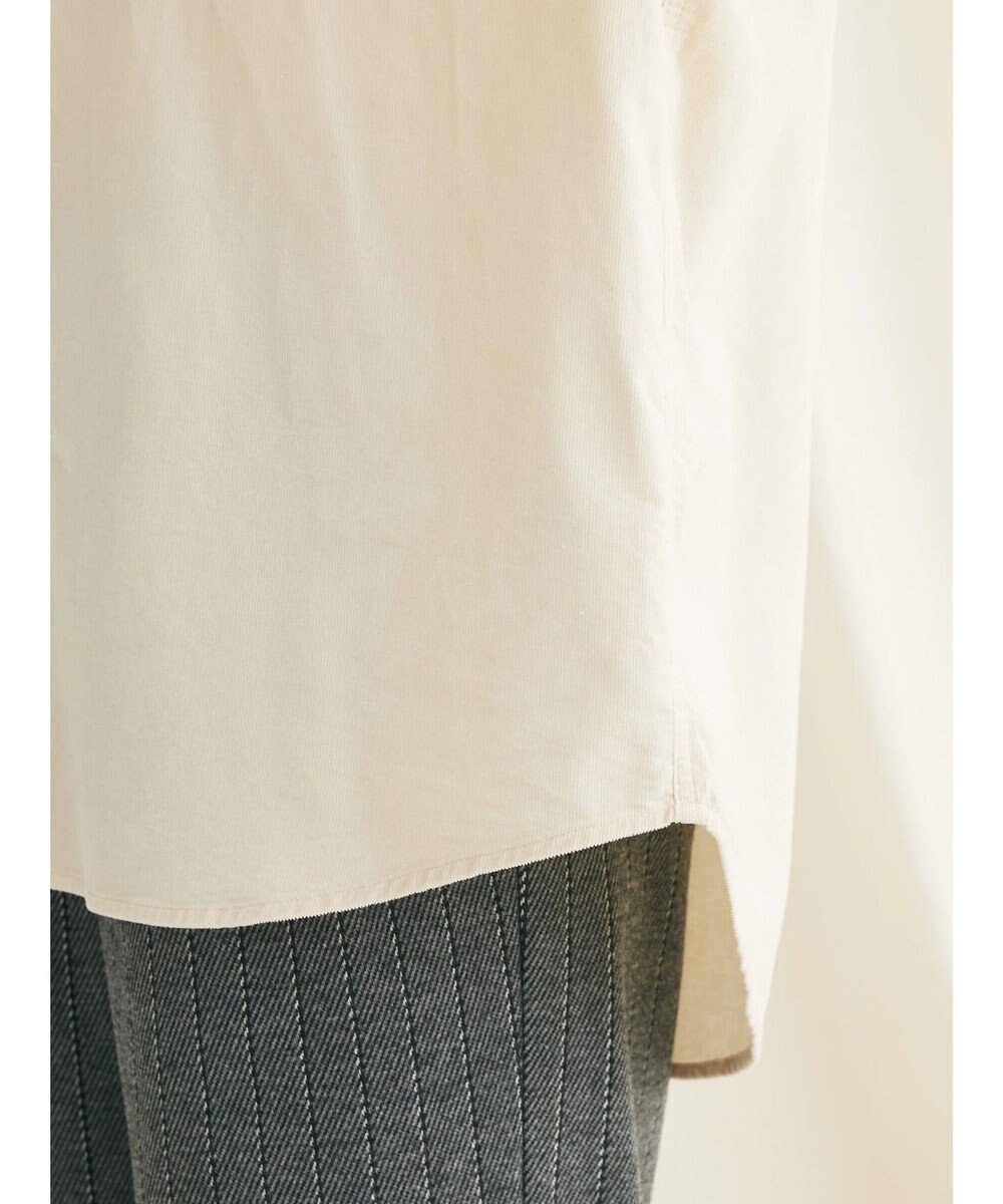 CRAFT STANDARD BOUTIQUE コーデュロイバンドカラーシャツ 