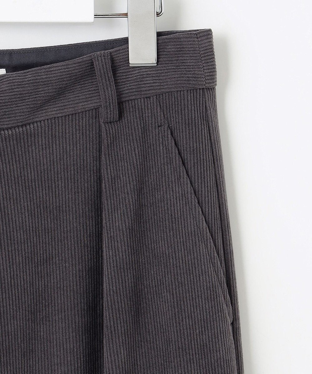 23区 【SLOW/一部店舗限定】ソフトコーデュロイ ワイドパンツ 