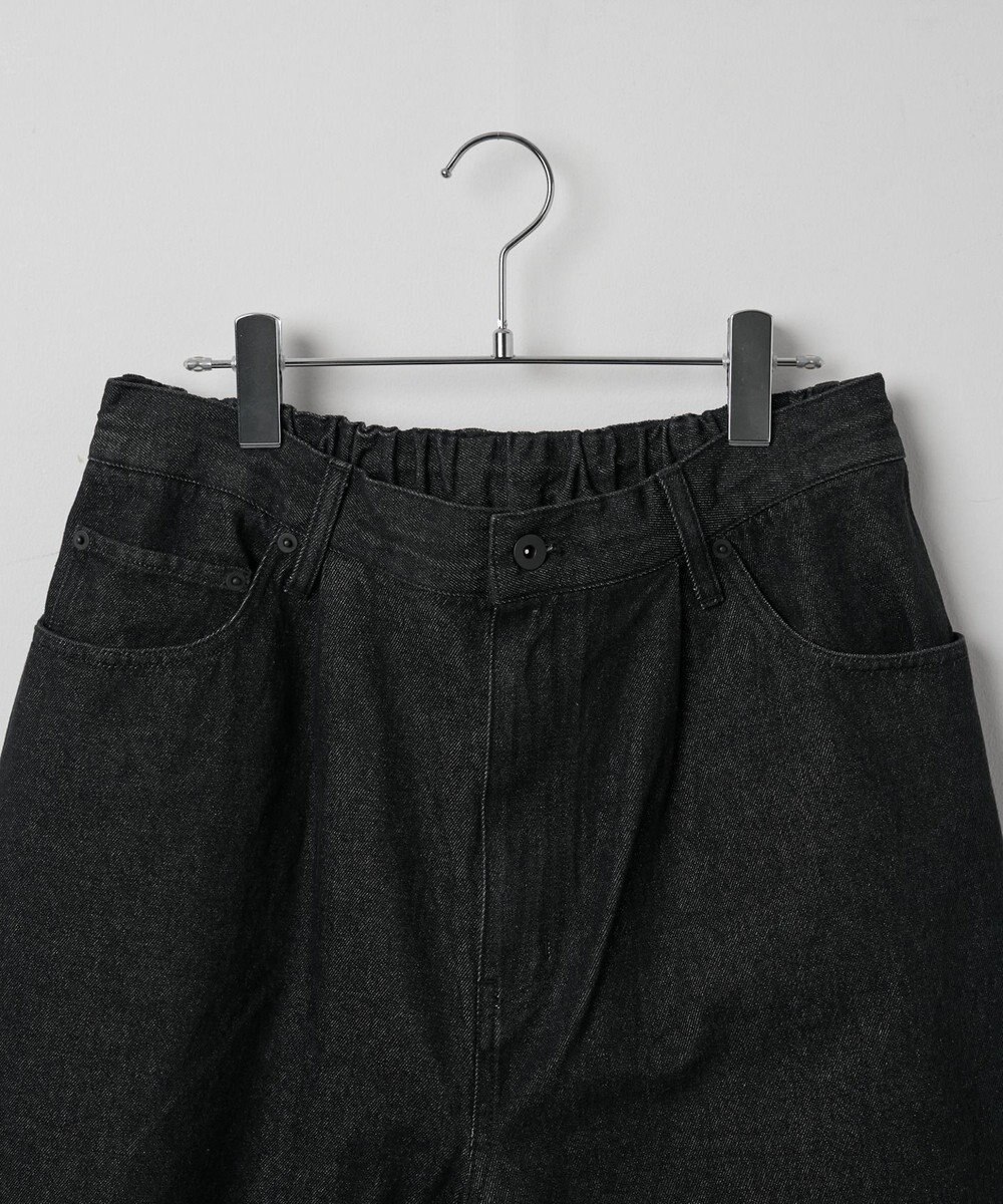 WEGO 【ウエストゴム/手洗い可】デニムバギーショーツ 