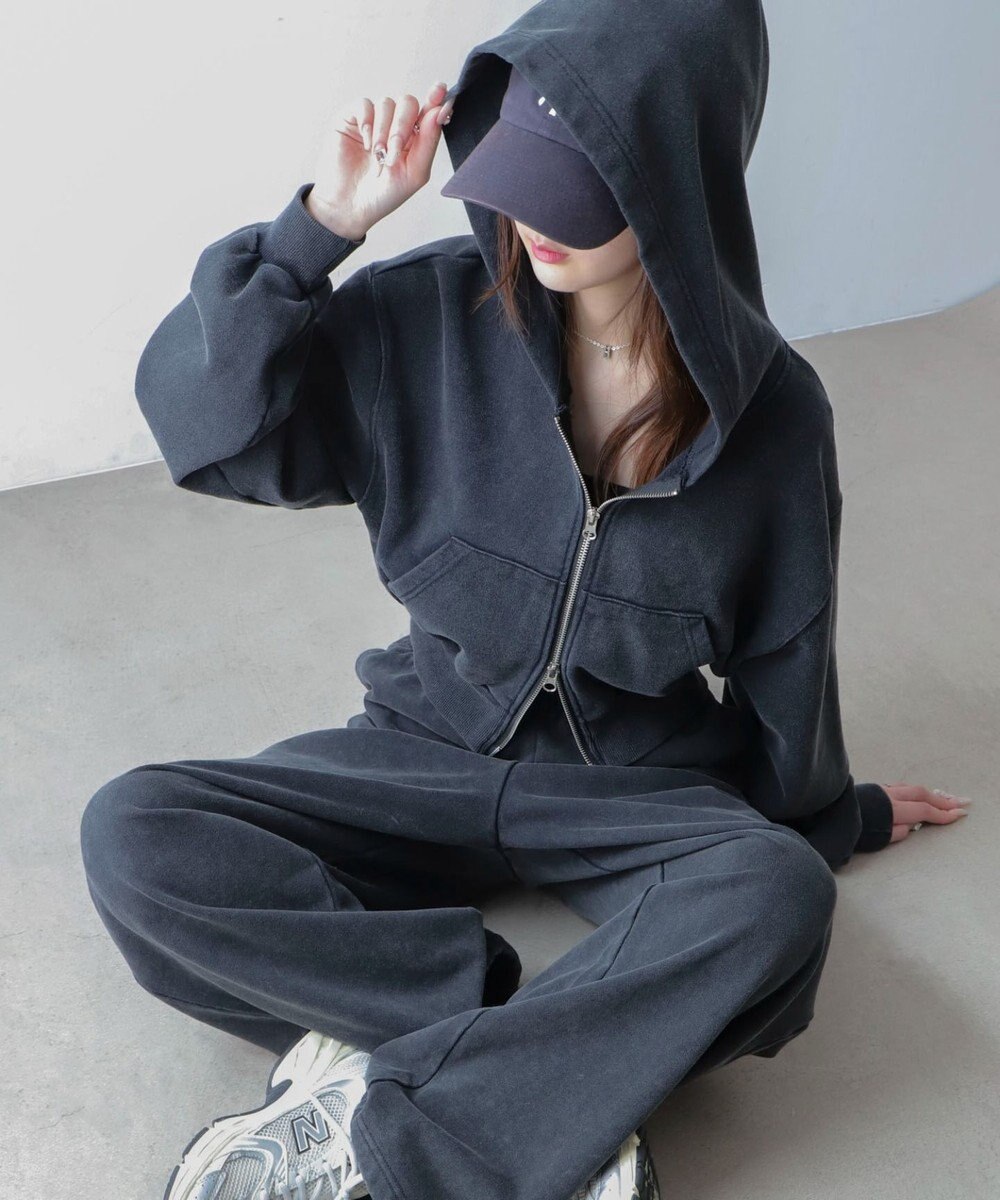 WEGO ショートZIPパーカー 