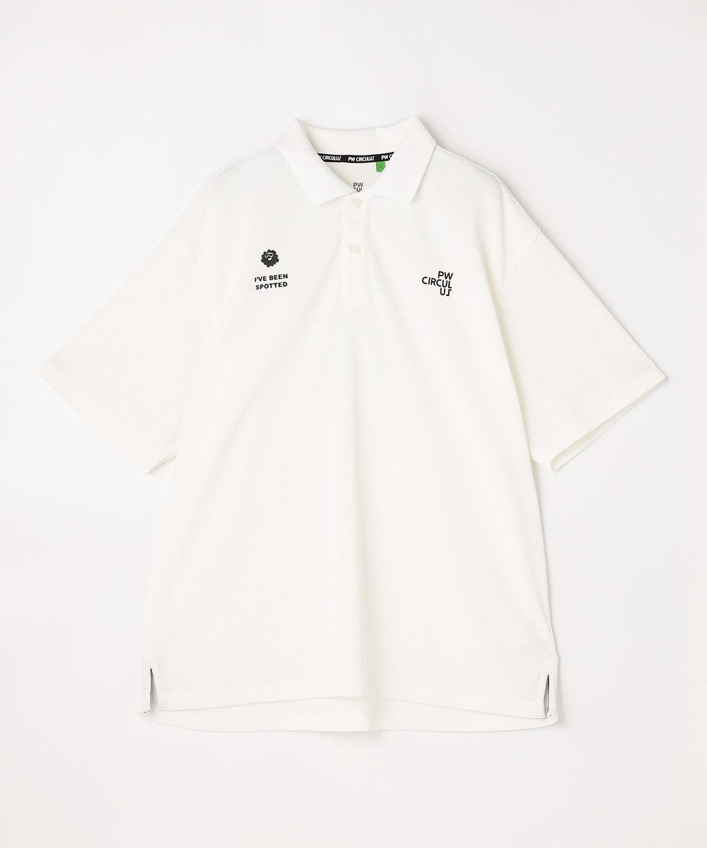 PW CIRCULUS 【MEN】ミニワッフル鹿の子ポロ ゴルフ 