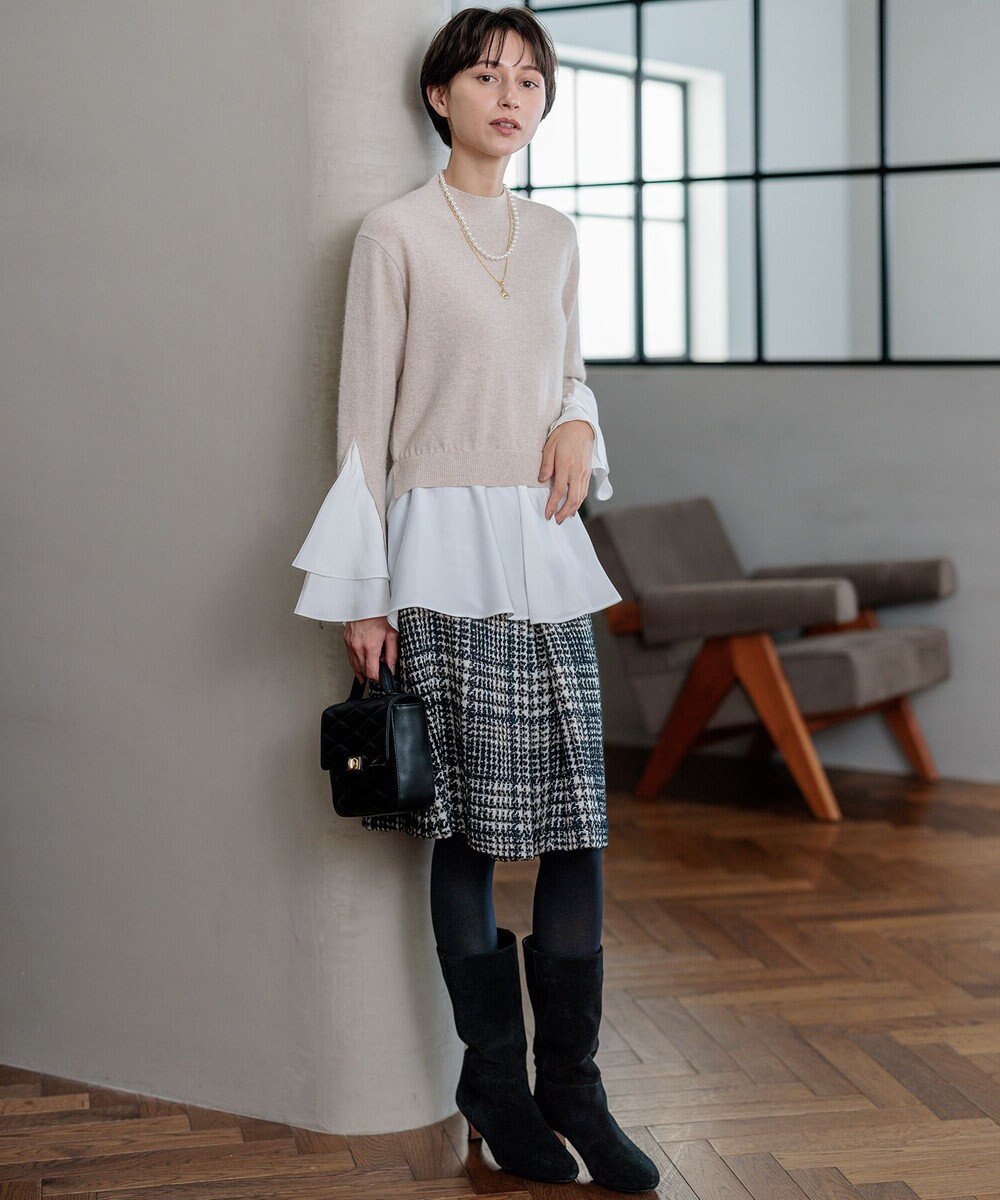 23区 キルティング トップハンドル ショルダーバッグ 