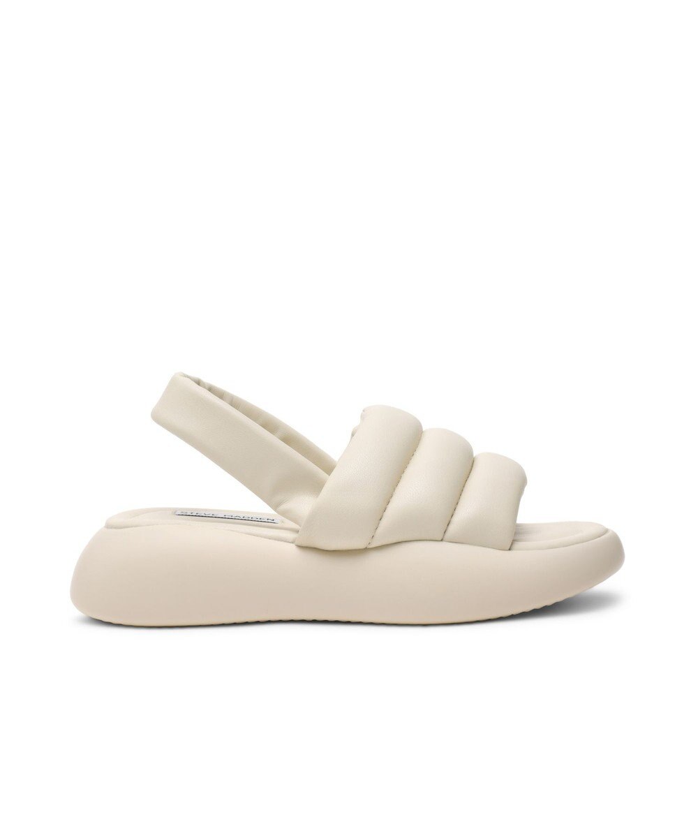 STEVE MADDEN HEADWAY バックストラップ厚底パフィーサンダル 