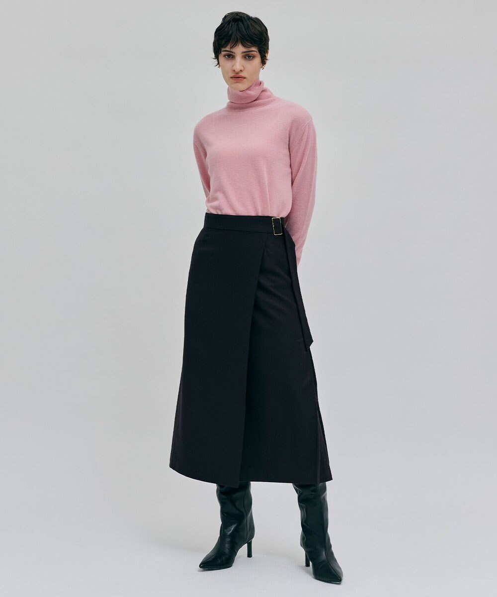 BEIGE， 【洗える】POMPE / ウールカシミヤタートルネックニット 