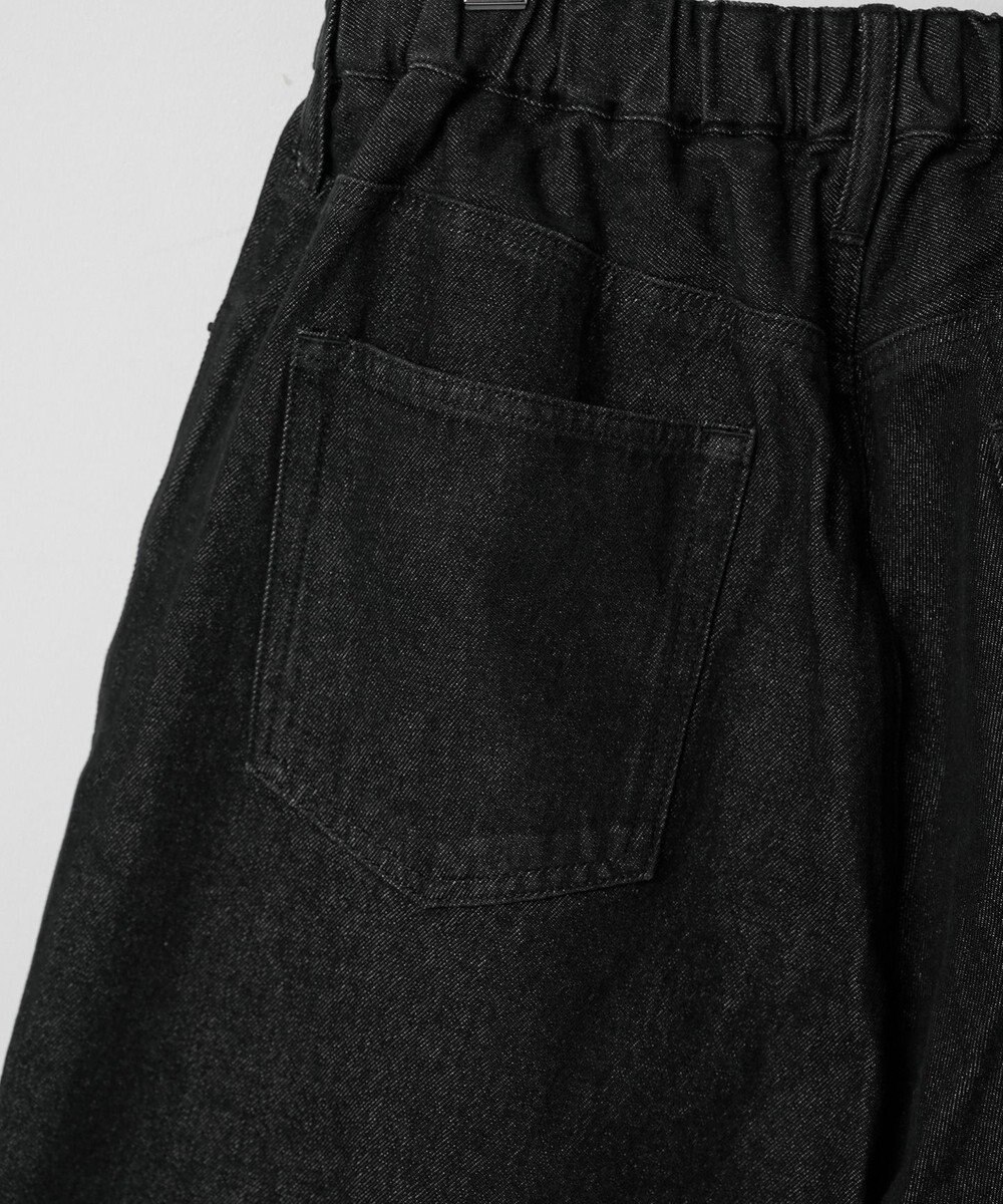 WEGO 【ウエストゴム/手洗い可】デニムバギーショーツ 