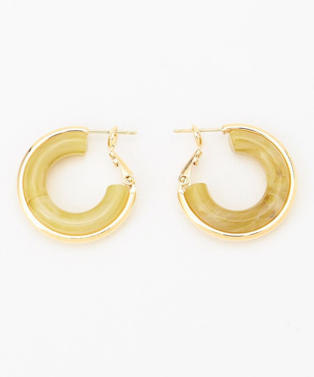 ANY 【WEB限定】マーブルリングピアス（両耳用） 