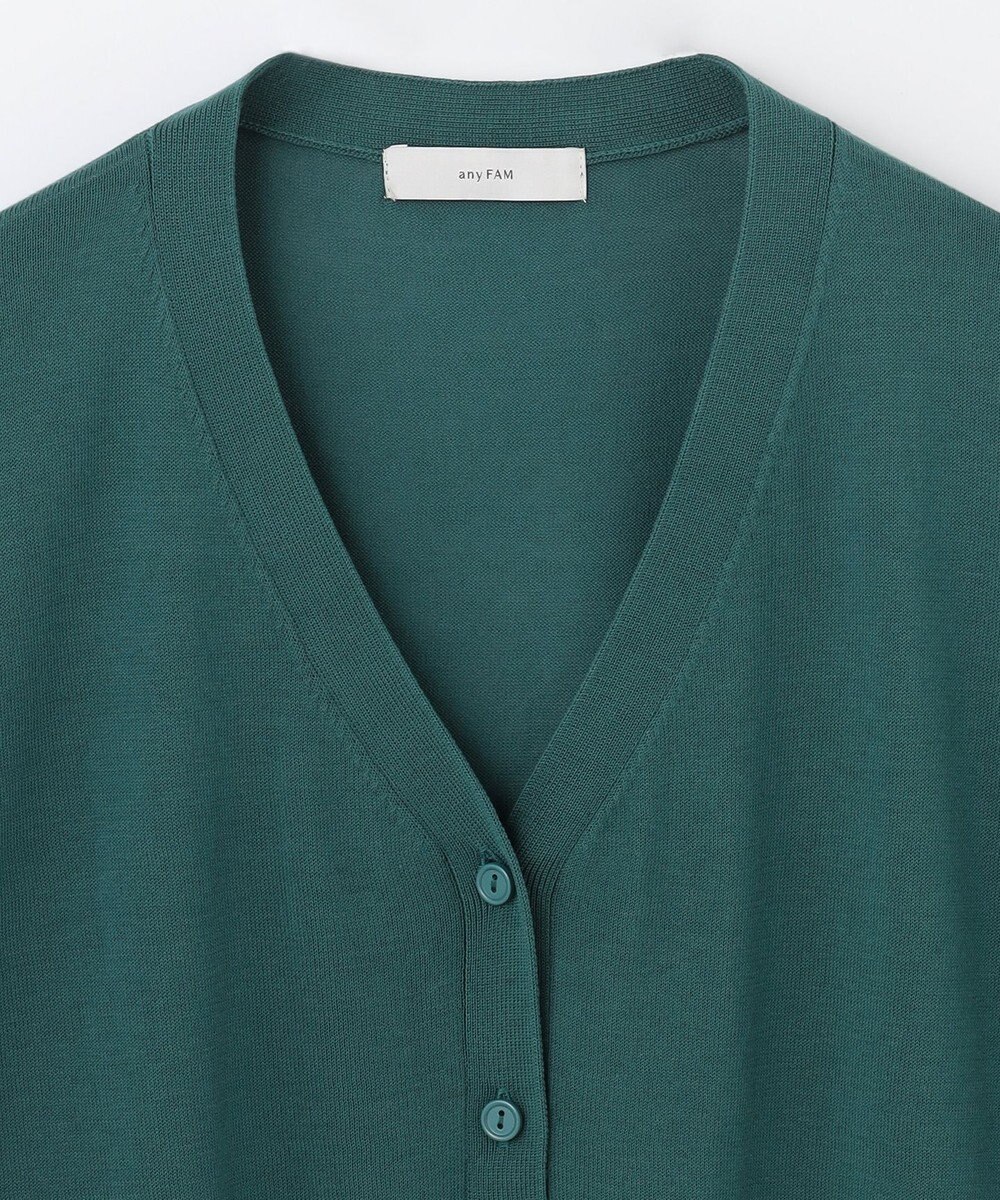ANY 【UVケア/接触冷感/アンチピリング】多機能ハーフスリーブカーディガン 