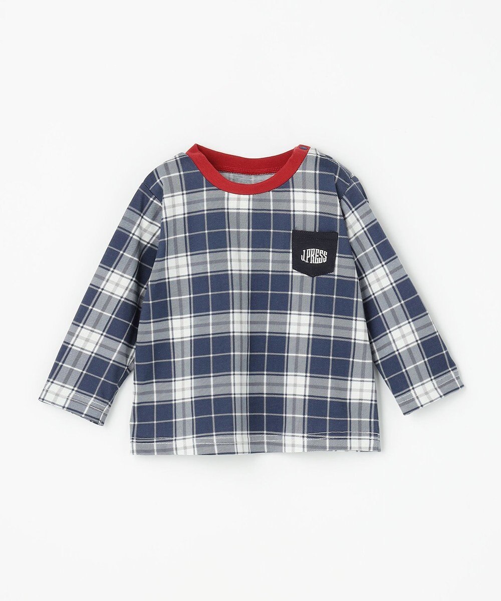 J.PRESS KIDS 【BOX付き】【80-90㎝】スムース 天竺カーディガン&長袖Tシャツ&パンツ セット 