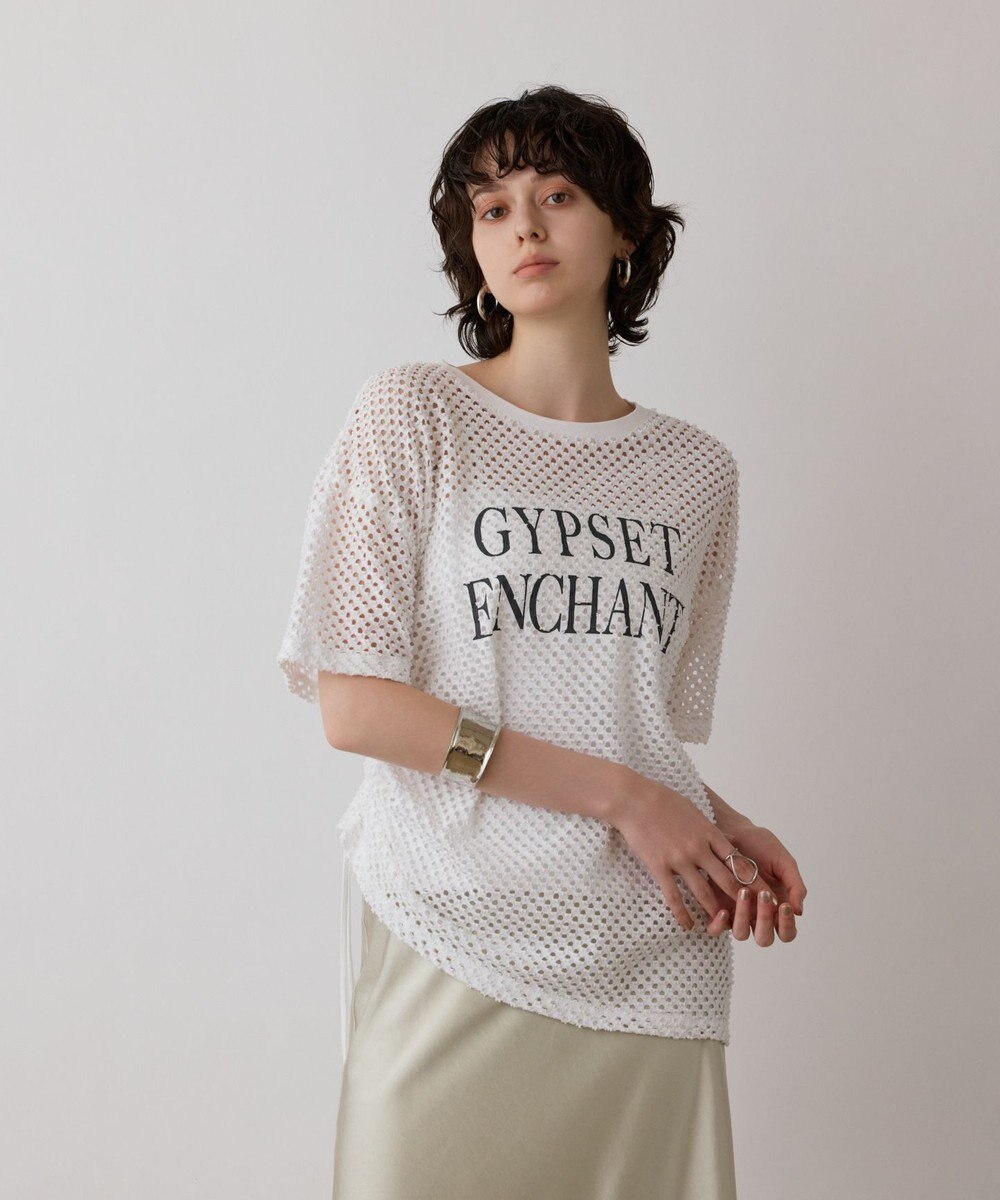 GRACE CONTINENTAL クラッシュロゴTシャツ 