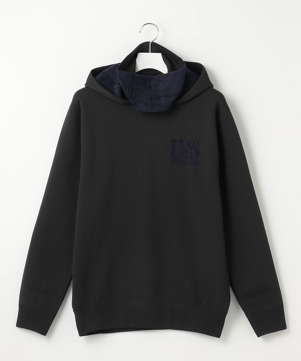 23区GOLF 【MEN】【ウォッシャブル】スヌード付き 裏モールパーカー ニット 