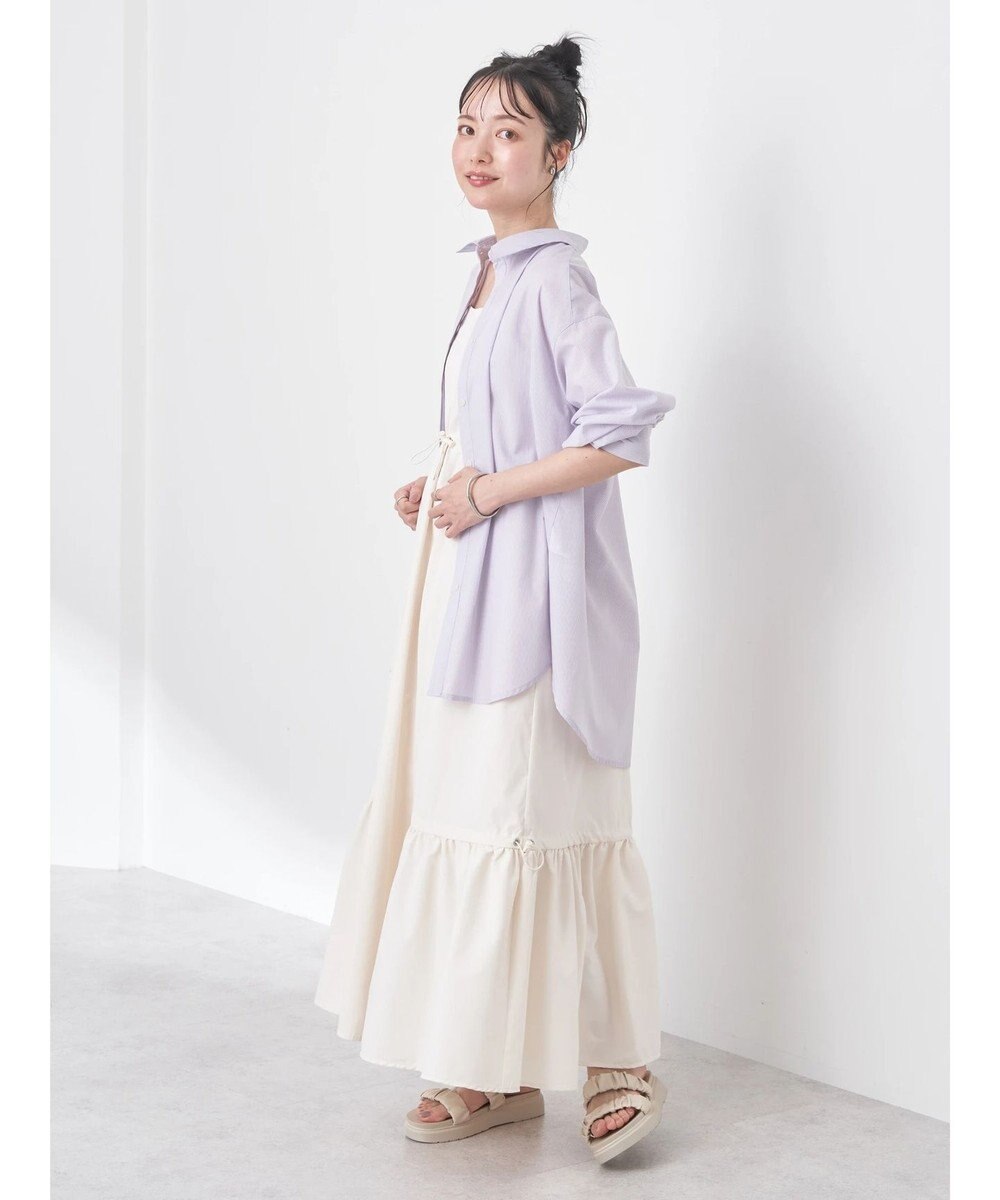 earth music&ecology ＴＲキュプラレギュラーシャツ 