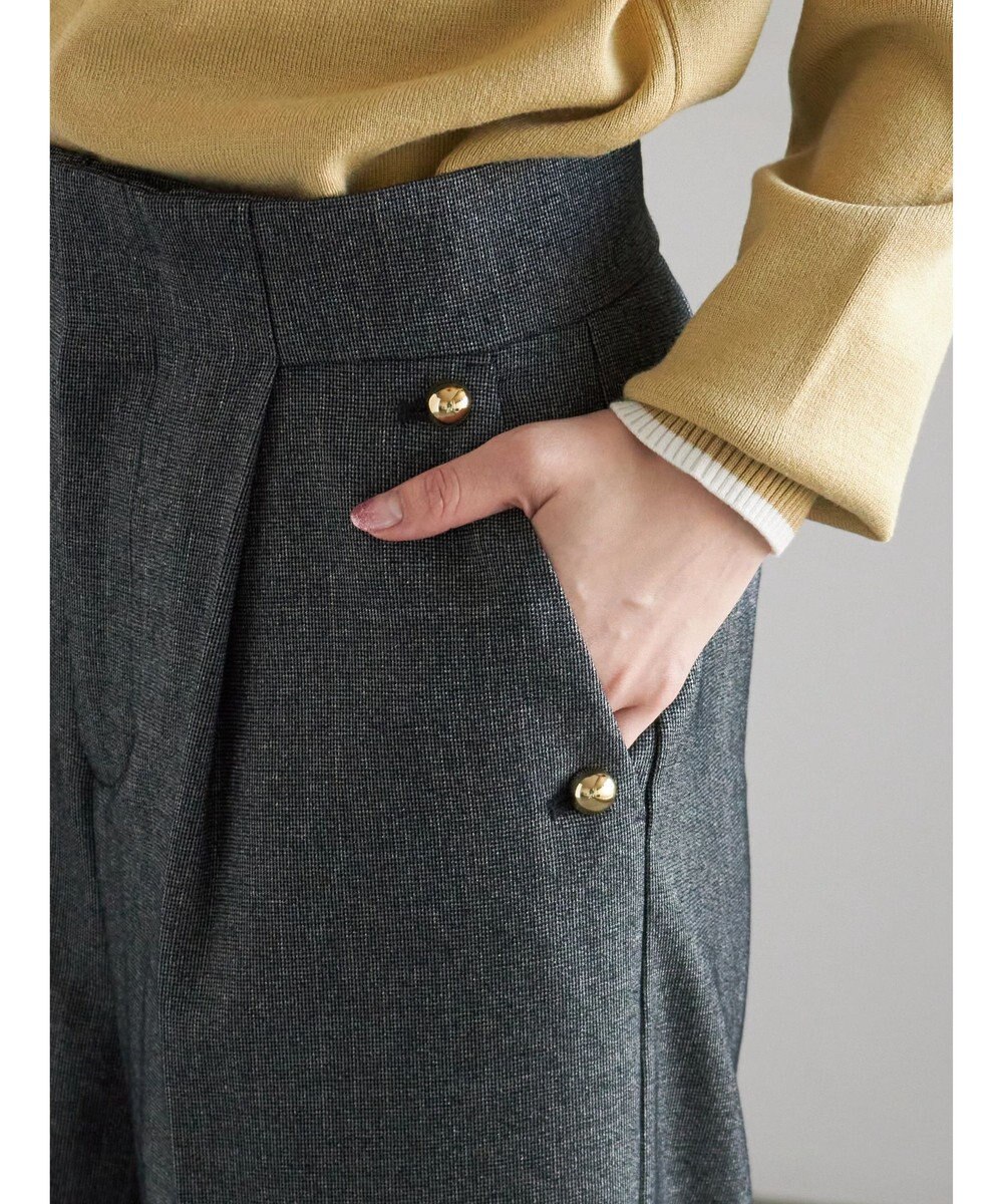 Te chichi ツイーディーワイドクロップトパンツ 