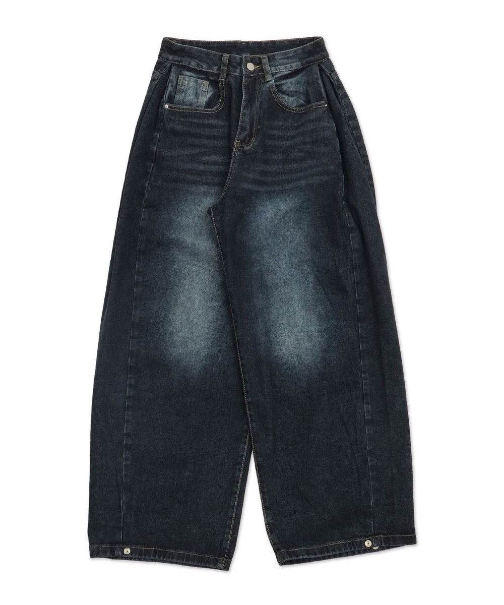 WEGO ブラストワイドデニム 