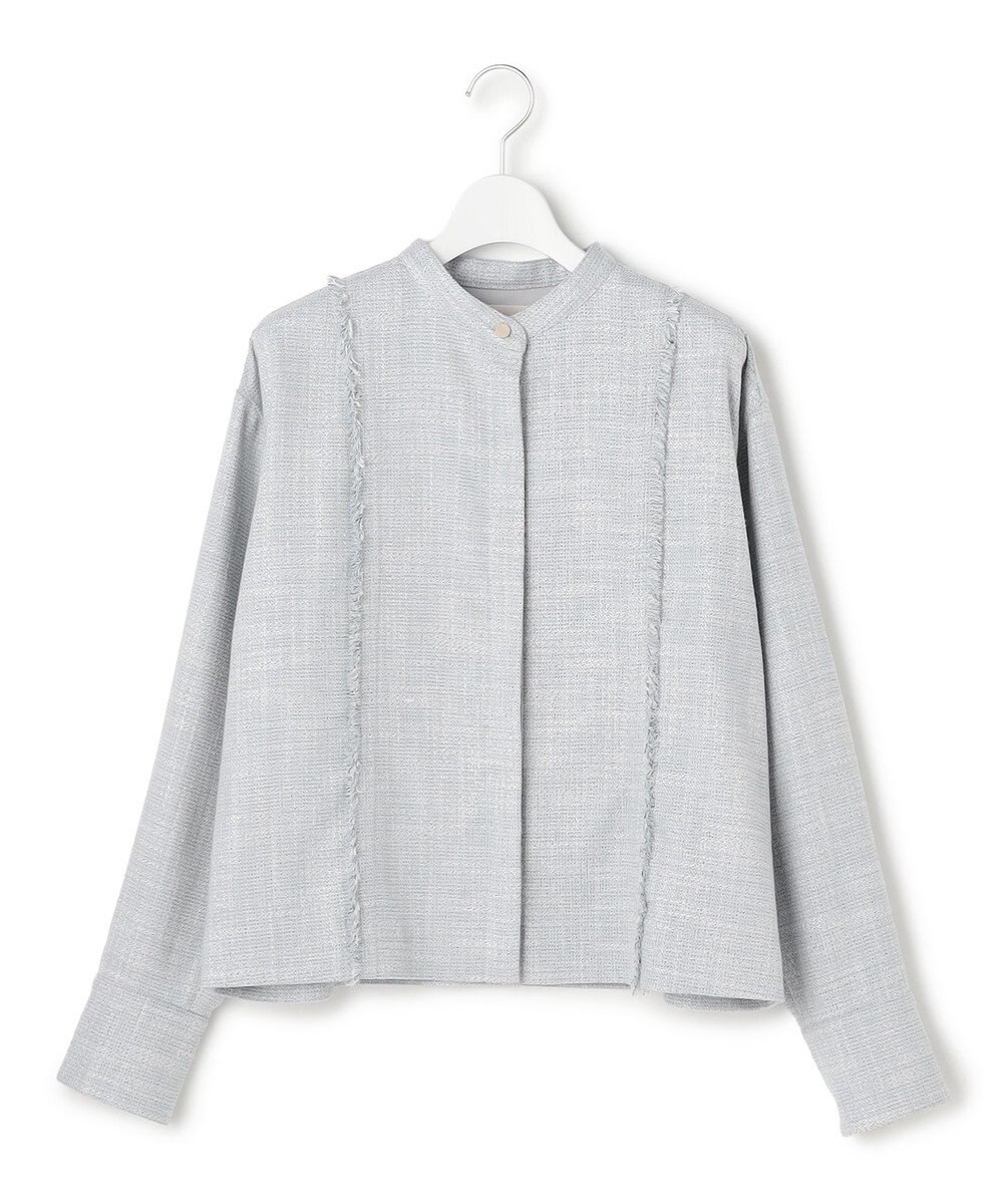 ICB L ライトスラブツイード シャツジャケット 