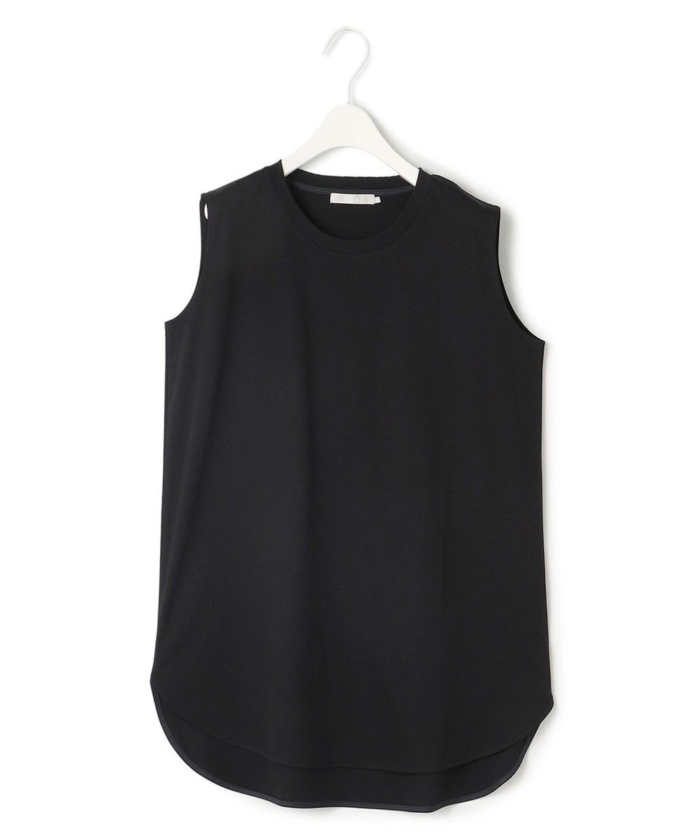 ICB L 【接触冷感・洗える】コンパクトスムース ノースリーブTシャツ 