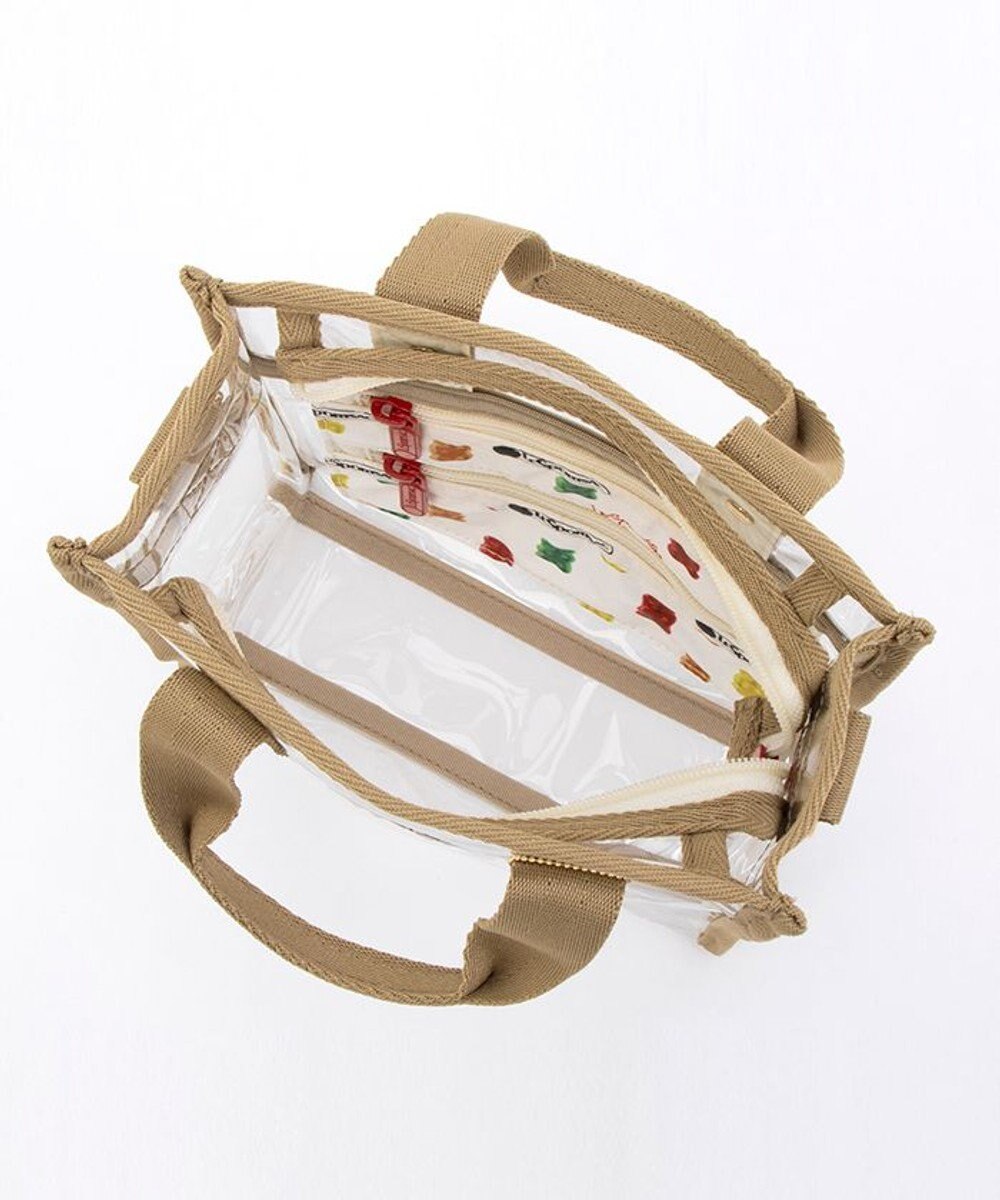 LeSportsac CLEAR MINI N/S TOTE/ハリボーゴールドベアーズ/クリア 