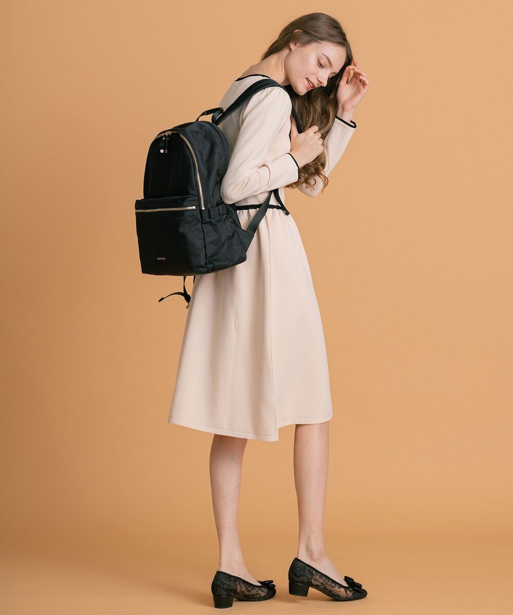 TOCCA 【A4サイズ対応・撥水・PCポケット付き】SIDE RIBBON BACKPACK バックパック 