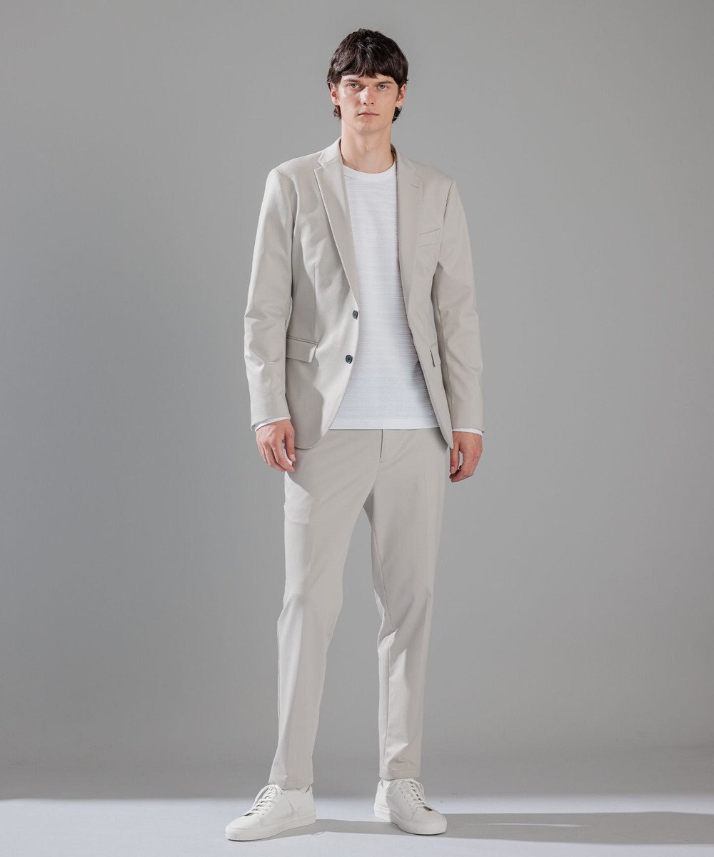 JOSEPH HOMME メランジリップル　クルーネックカットソー 