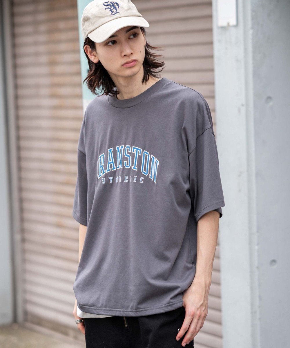 WEGO 【接触冷感/ユニセックス着用ITEM】カレッジロゴグラフィックT（SS） 