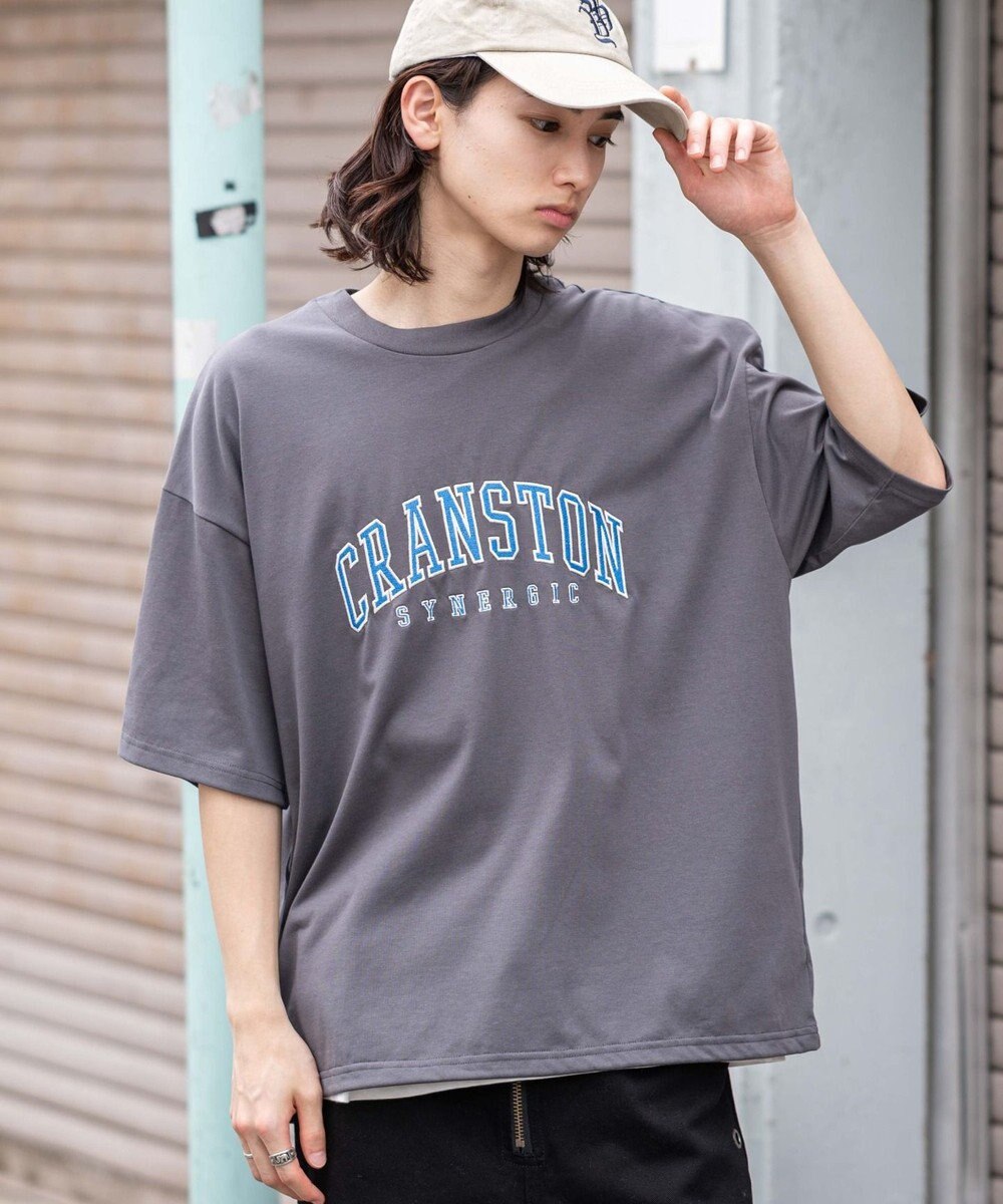 WEGO 【接触冷感/ユニセックス着用ITEM】カレッジロゴグラフィックT（SS） 