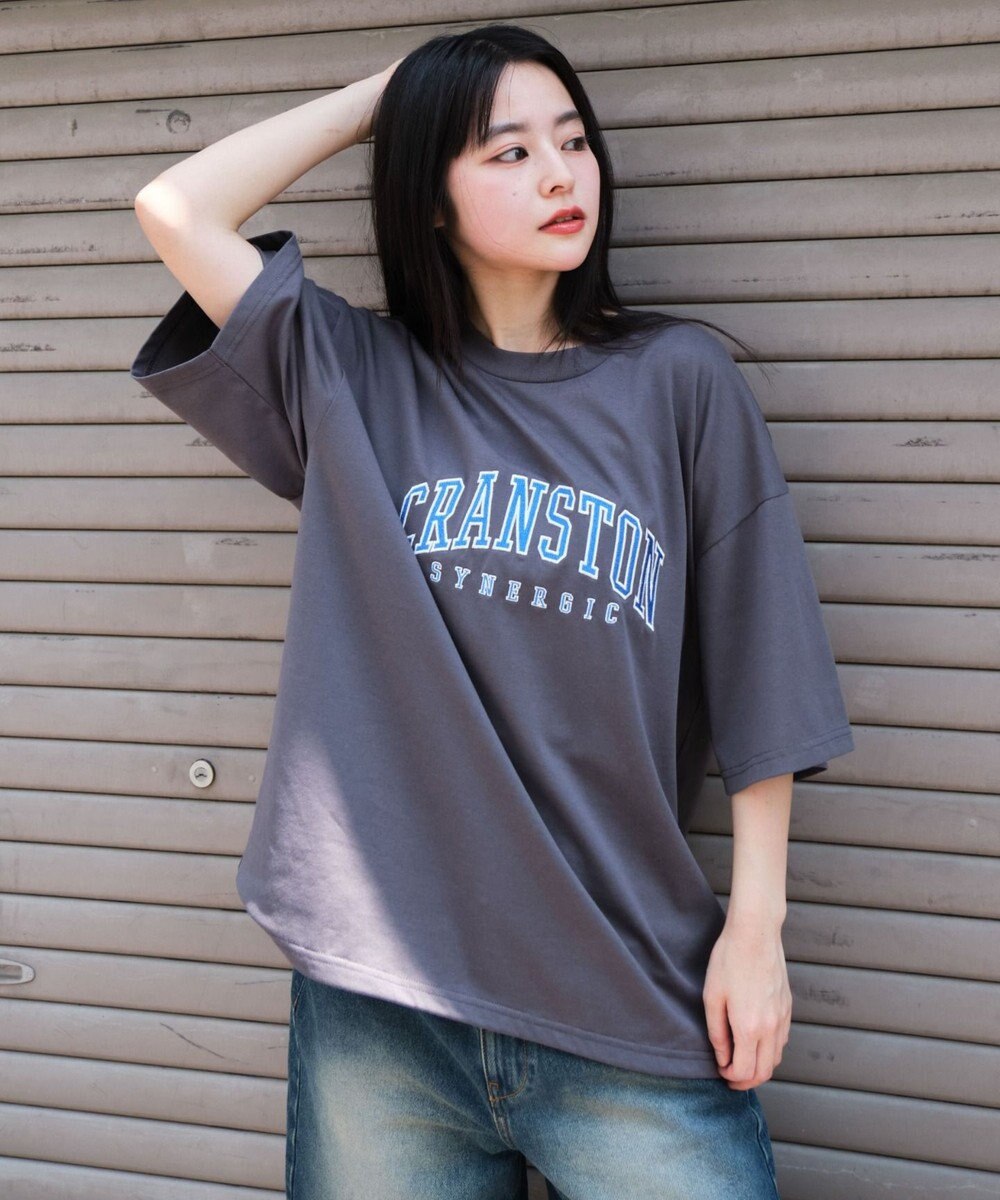 WEGO 【接触冷感/ユニセックス着用ITEM】カレッジロゴグラフィックT（SS） 