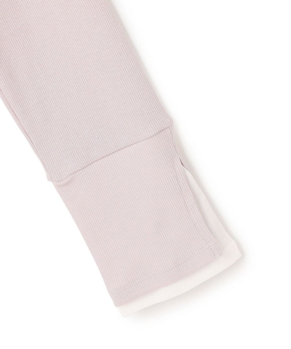 ICB L セミシアーテレコ レイヤード風カットソー 