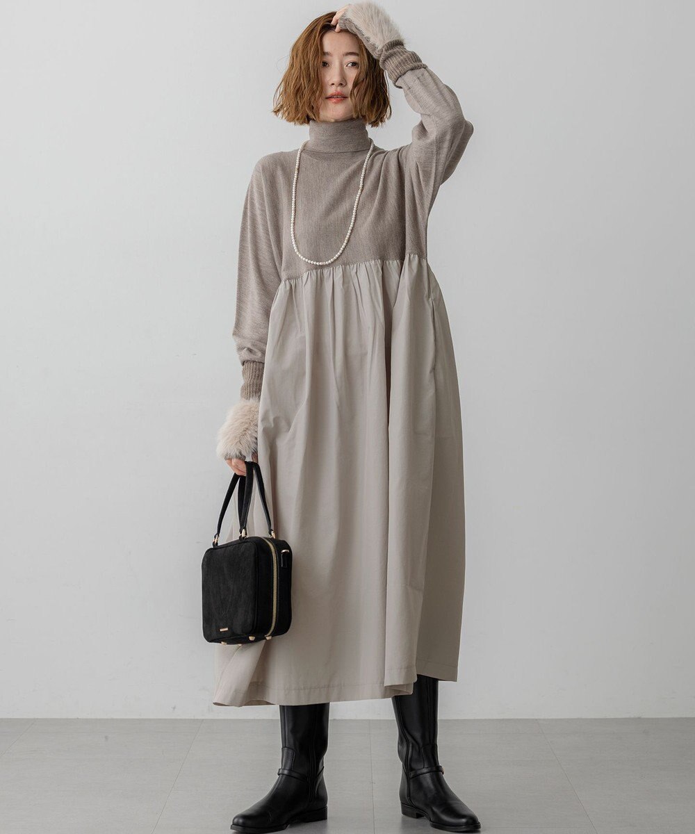 23区 【WEB&一部店舗限定】スエード ボストン バッグ 