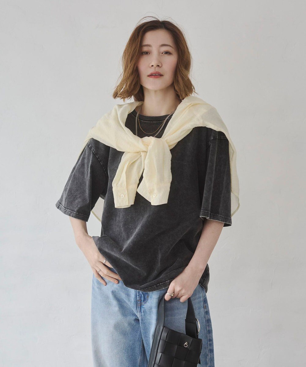 WEGO 【ユニセックス着用ITEM/SMLサイズ展開】コットンクルーネックT（SS） 
