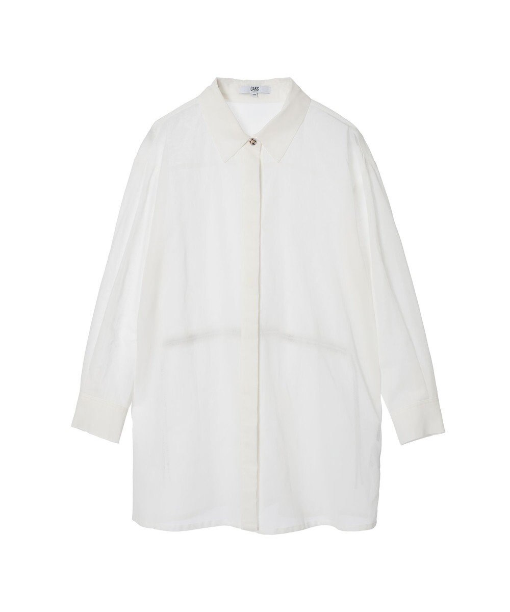 DAKS バックドローストリング コットンシャツ 