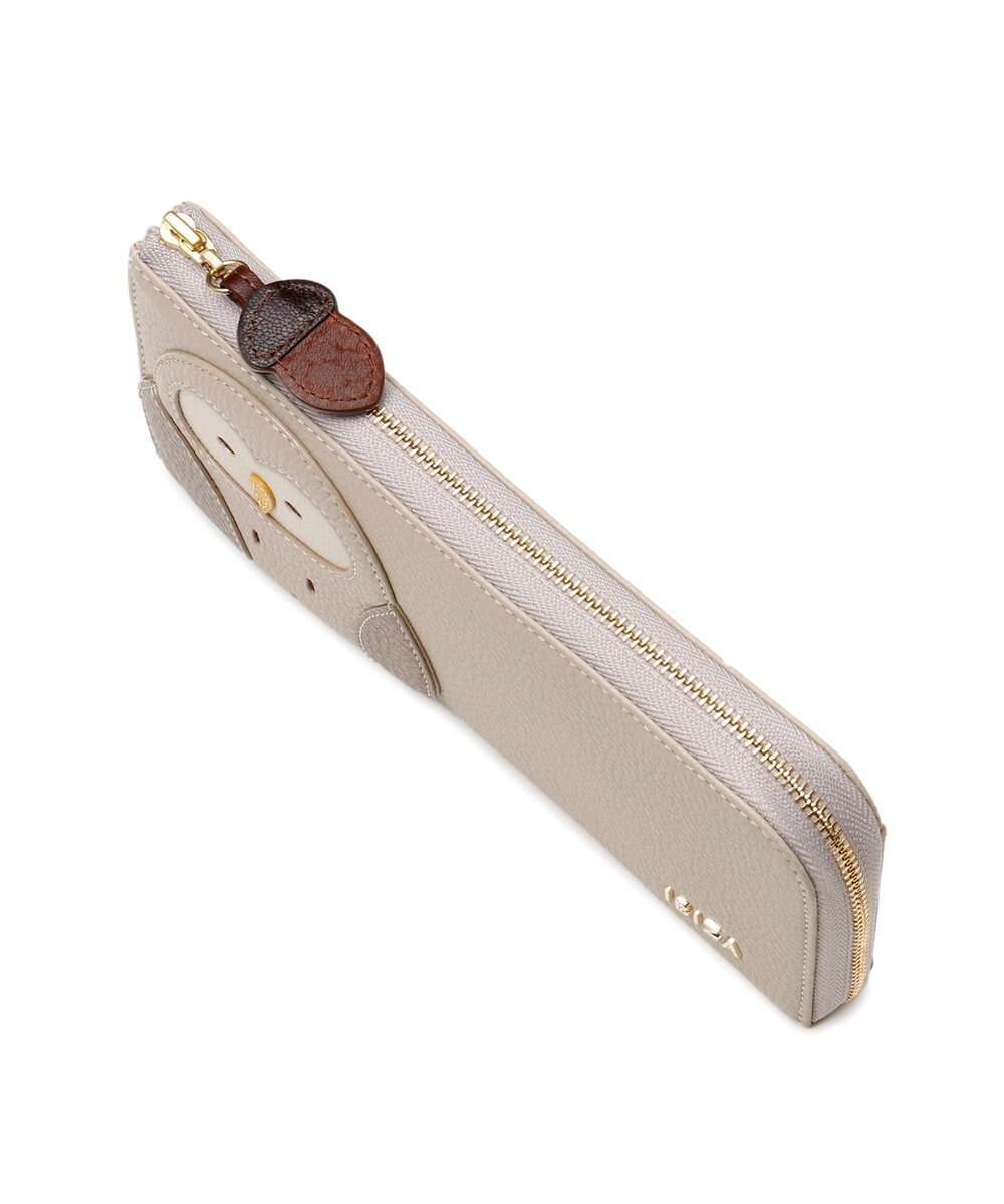 IBIZA アニマーダ　牛革　L字ファスナー長財布（フクロウ） 