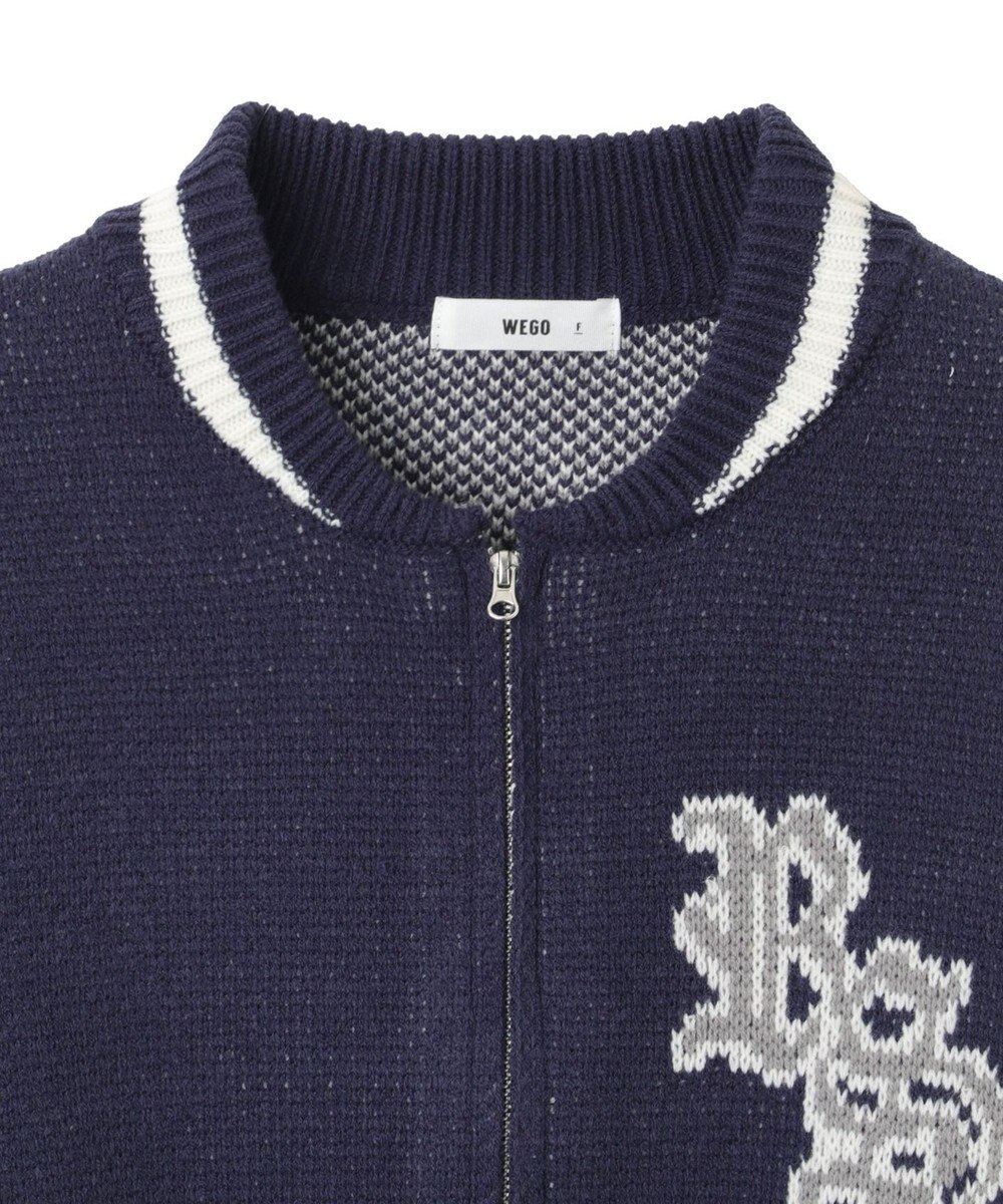 WEGO ニットショートスタジャン 