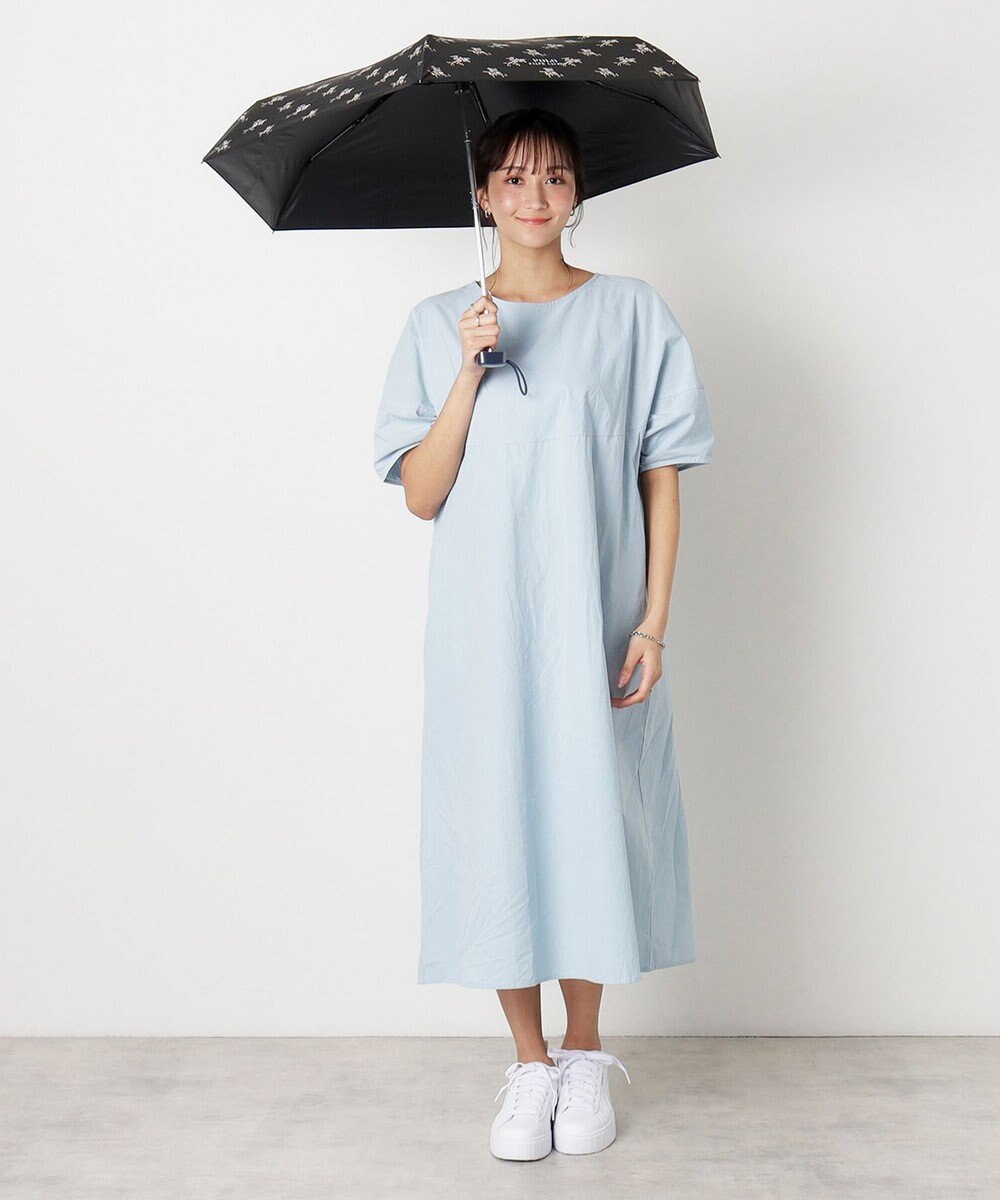 MOONBAT 【WEB限定/UV遮蔽率100％/晴雨兼用】POLO RALPH LAUREN （ポロ ラルフローレン）晴雨兼用日傘 折りたたみ傘 コンパクト 花柄 