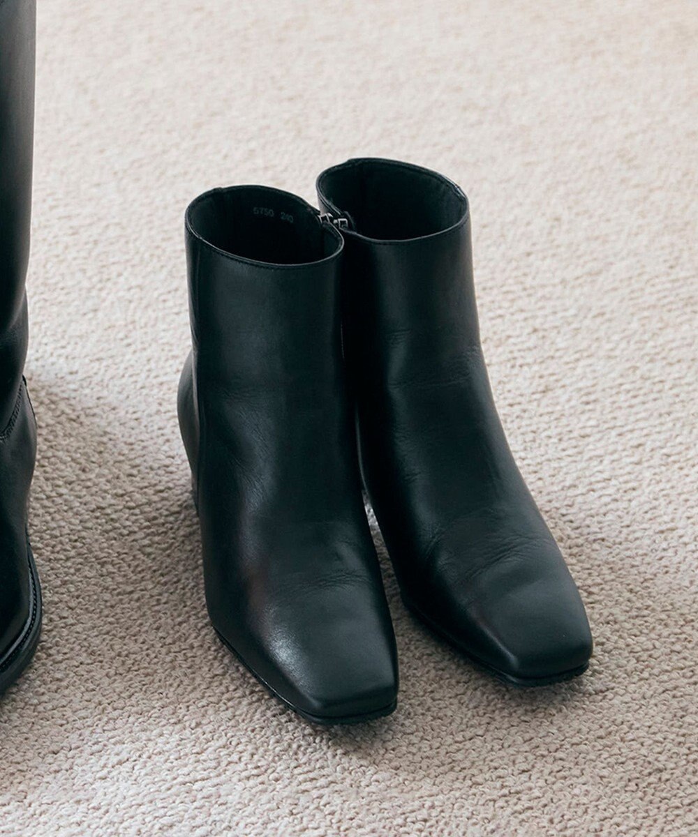 Pointer 【石岡真実さん着用】本革ショートブーツ 